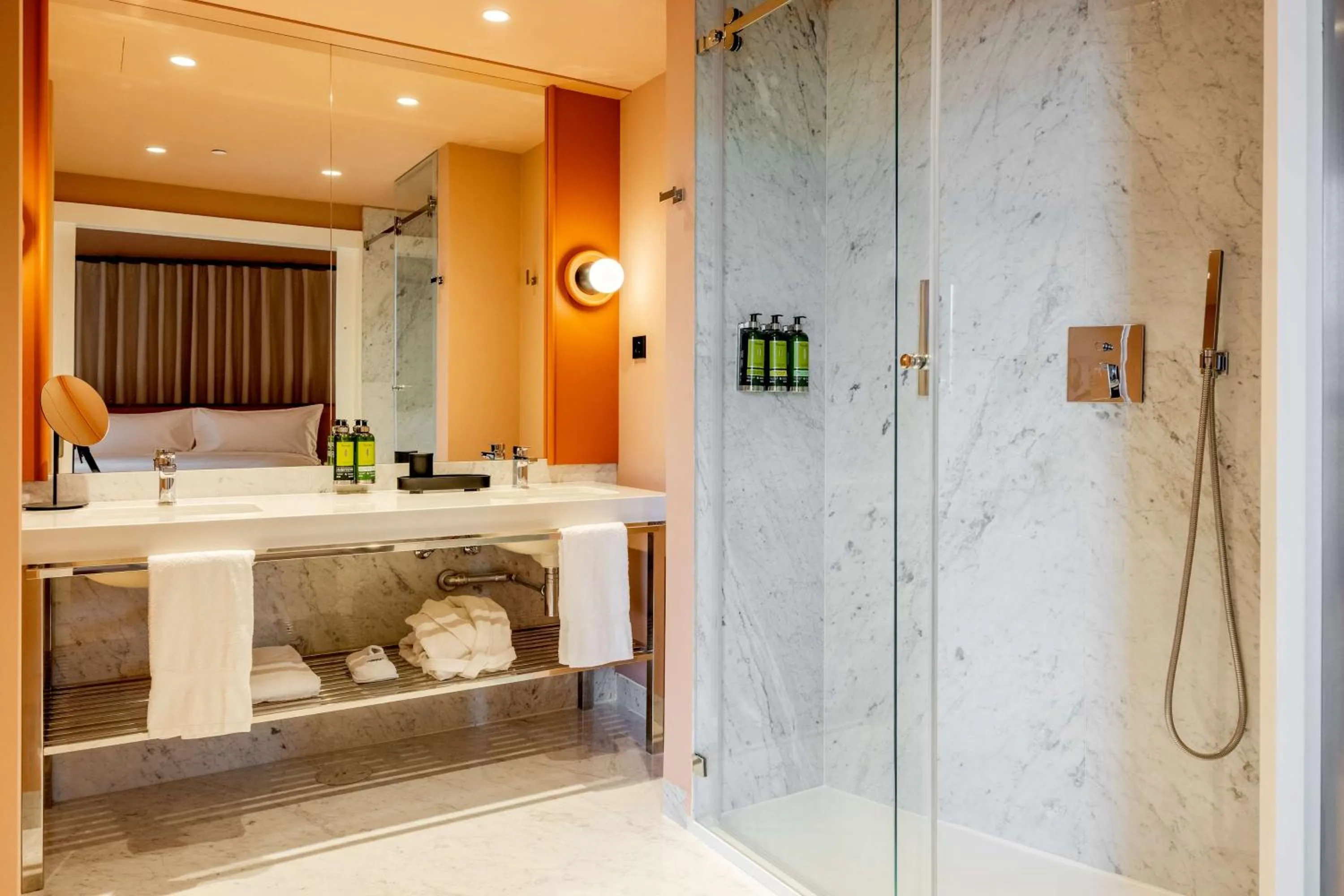 Shower in Cenica Porto Hotel, Curio Collection By Hilton