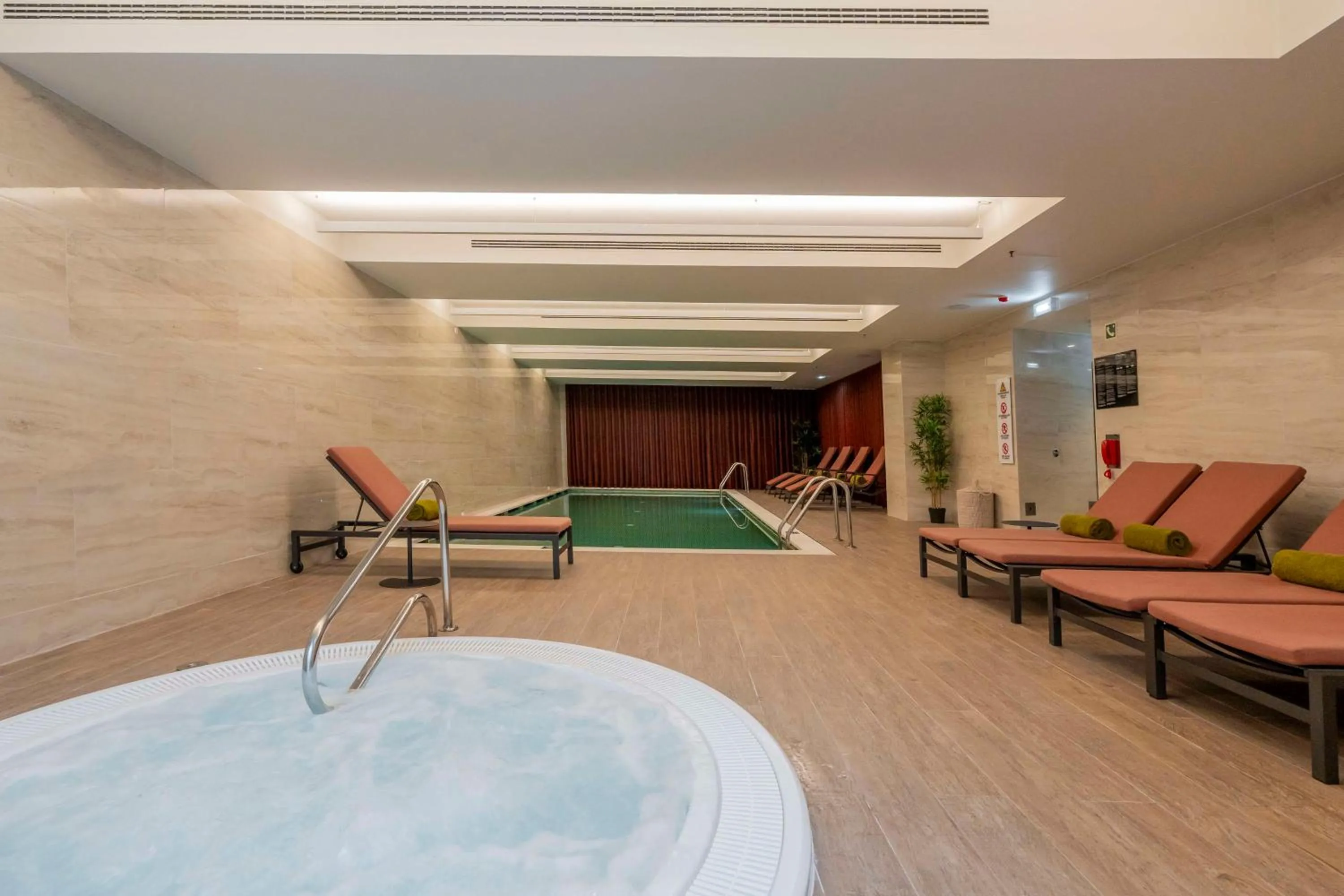 Pool view in Cenica Porto Hotel, Curio Collection By Hilton