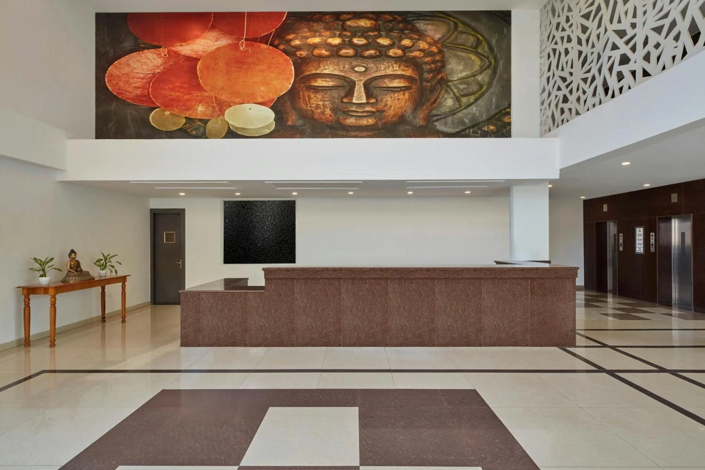 Lobby or reception in The Fern Residency, Bodhgaya, Series by Marriott
