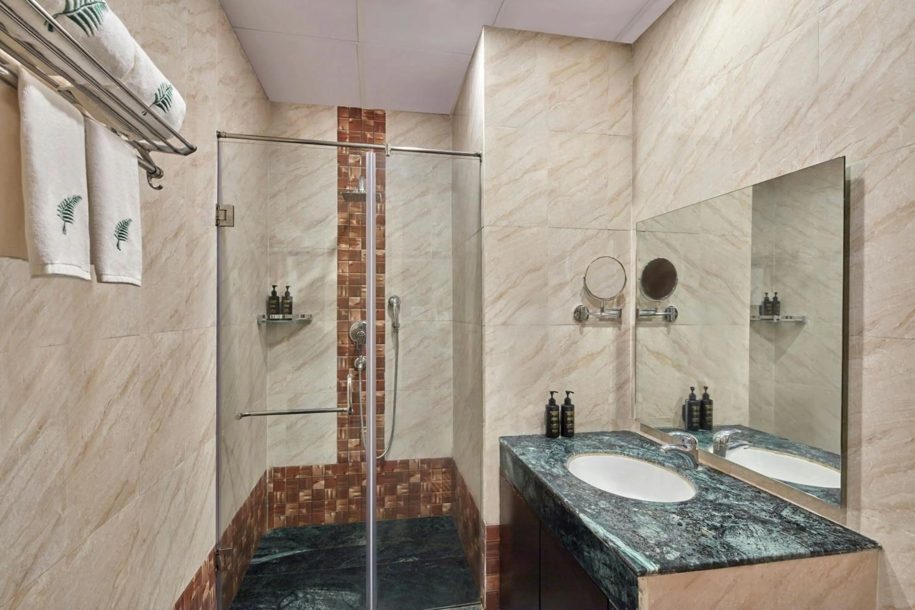 Bathroom in The Fern Residency, Bodhgaya, Series by Marriott