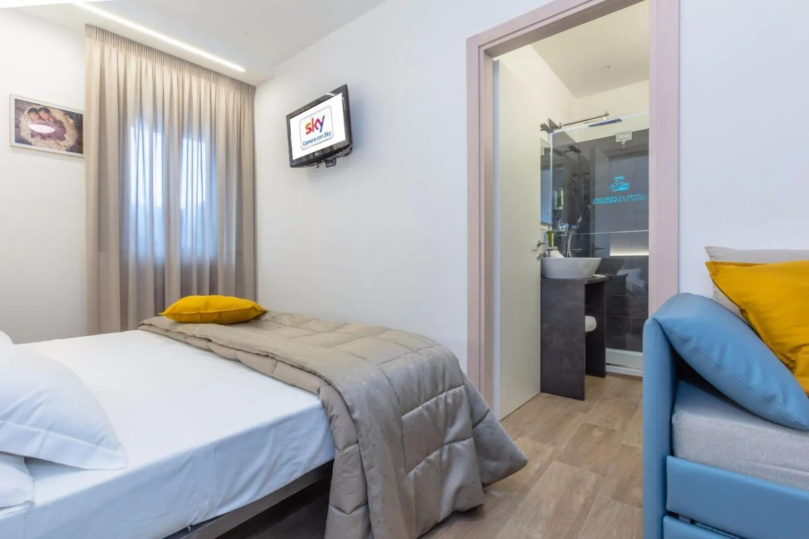 Bedroom, Bed in Hotel Miletto