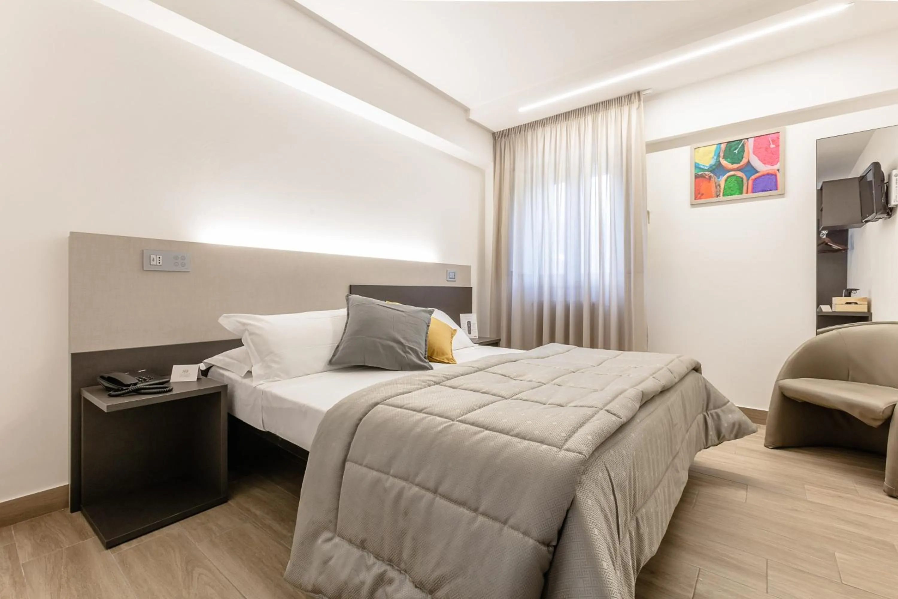 Bedroom, Bed in Hotel Miletto