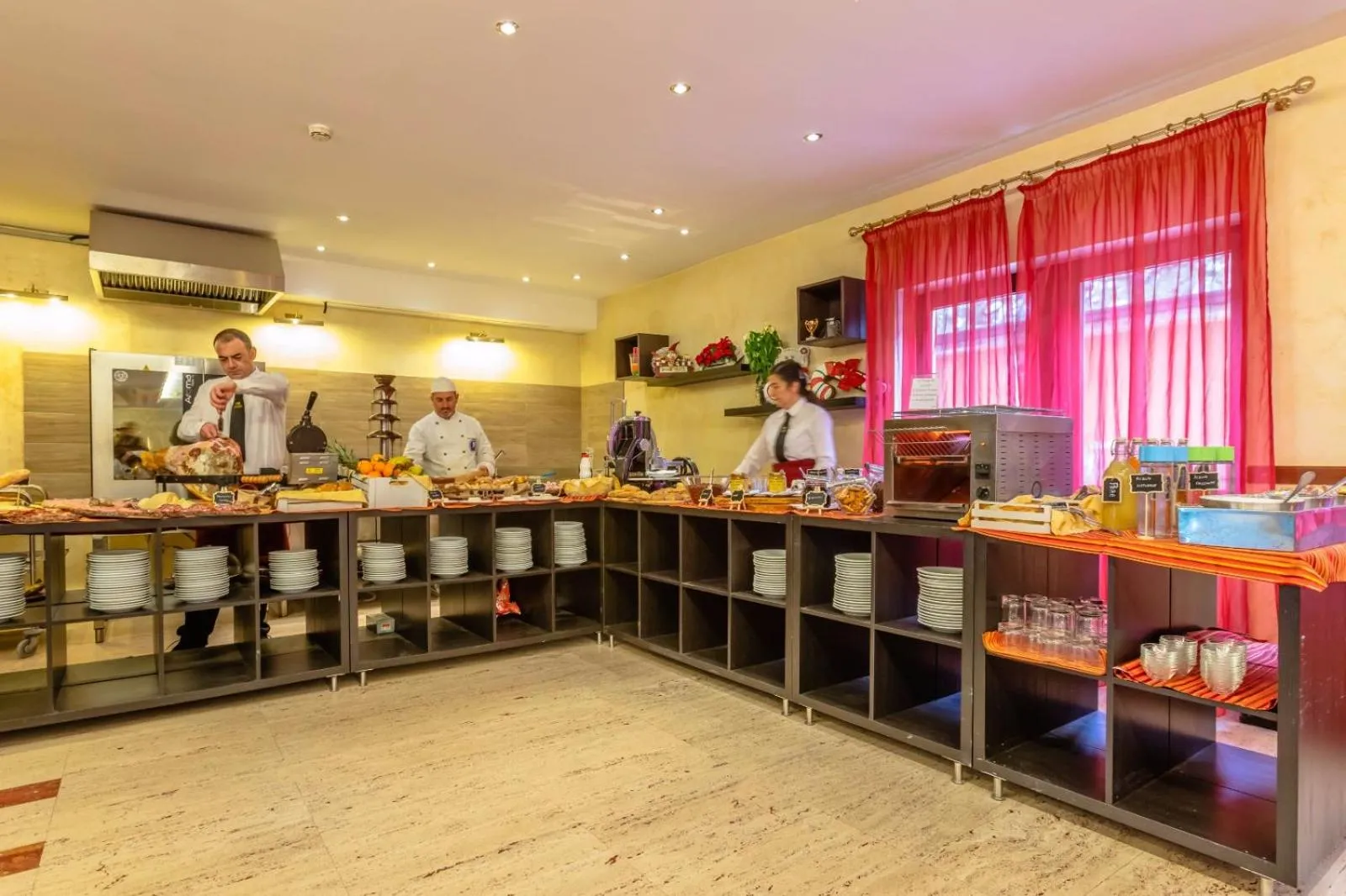 Buffet breakfast in Hotel Miletto