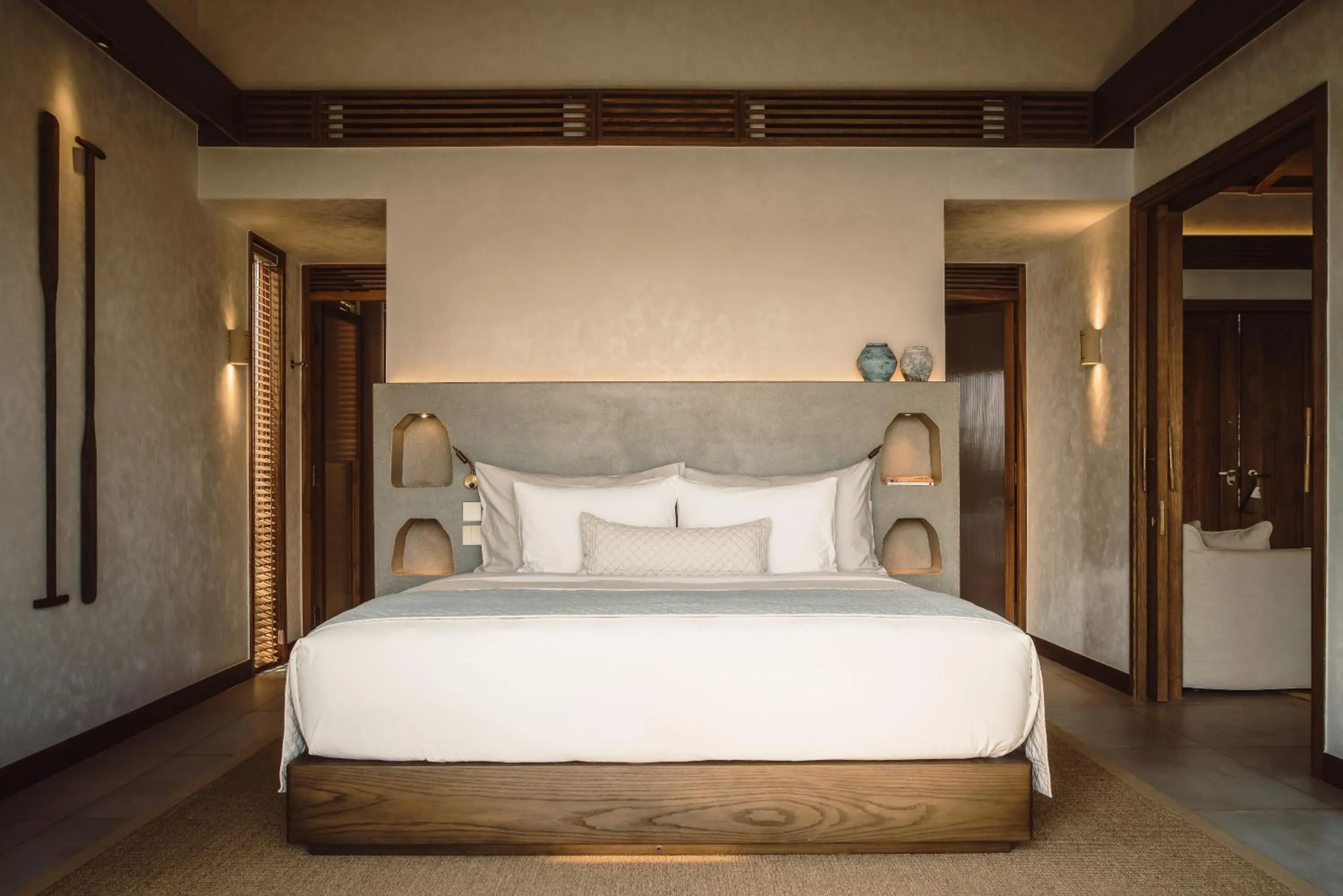 Bed in Namia River Retreat - Wellness Inclusive Resort