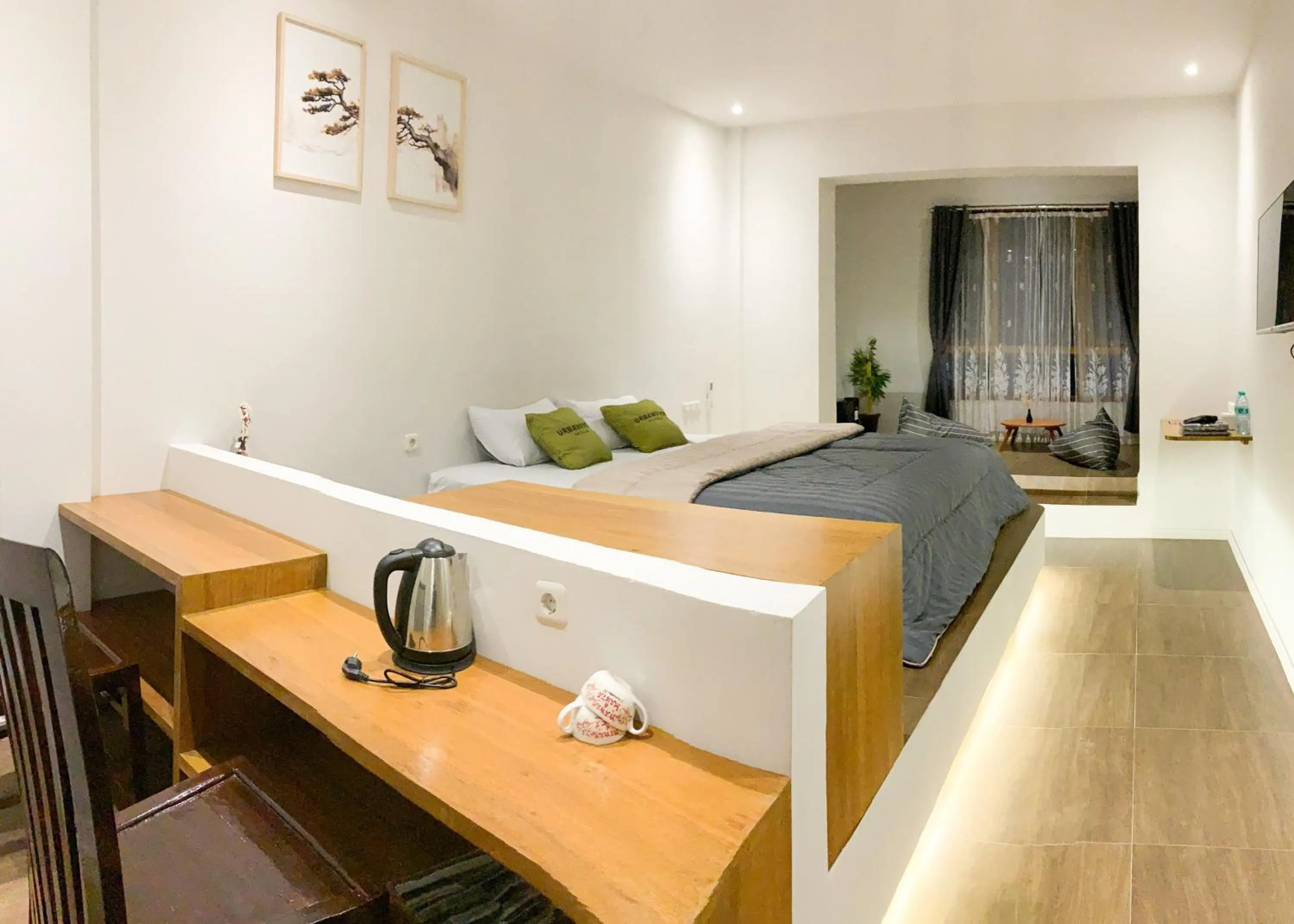 Bed in Urbanview House of IKIGAI