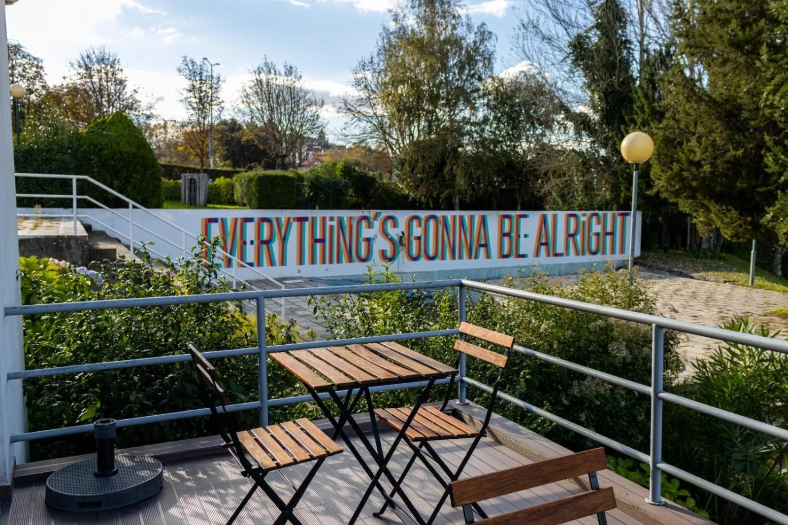 Balcony/Terrace in HI Viseu - Pousada de Juventude