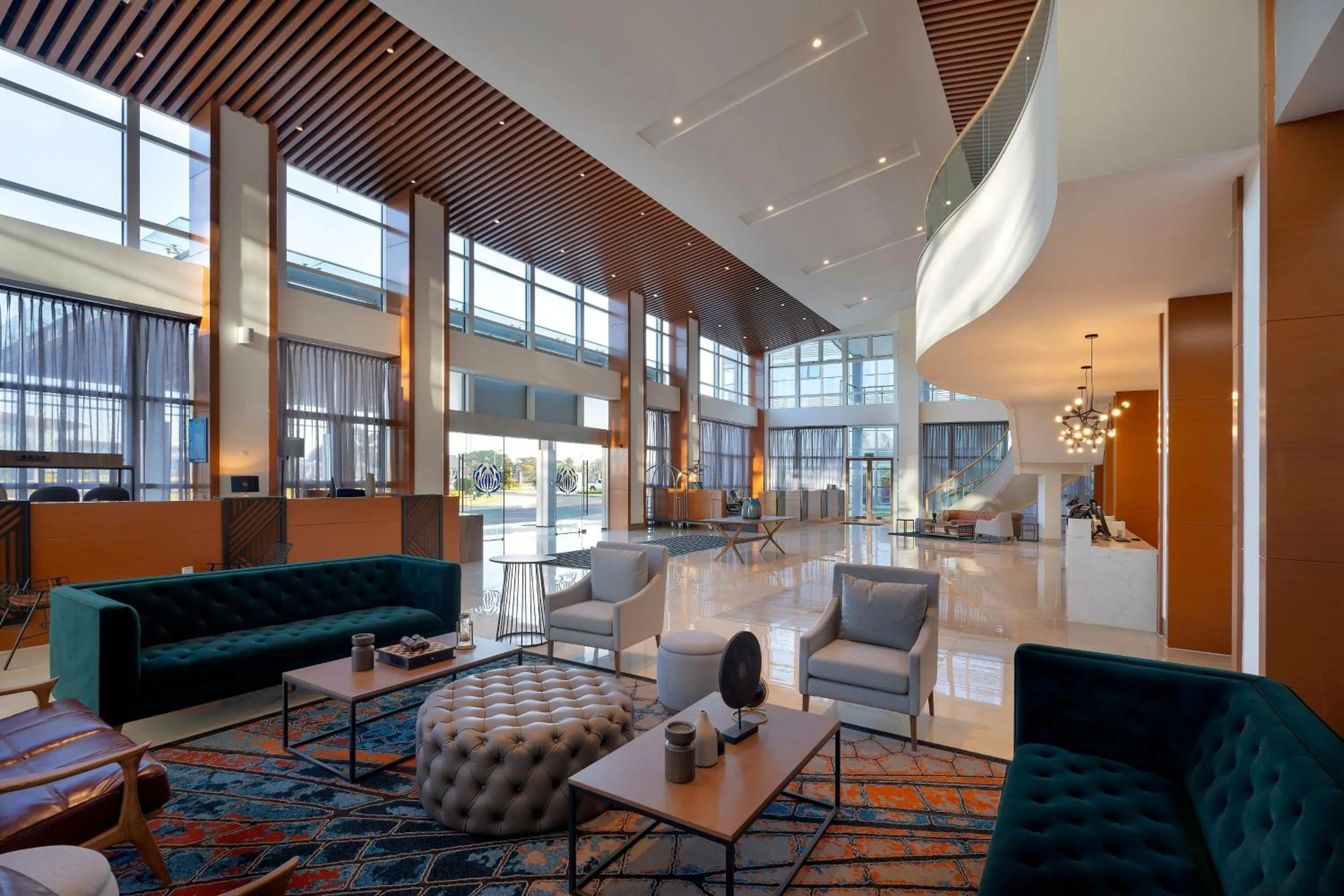 Lobby or reception in Protea Hotel by Marriott Lusaka International Airport