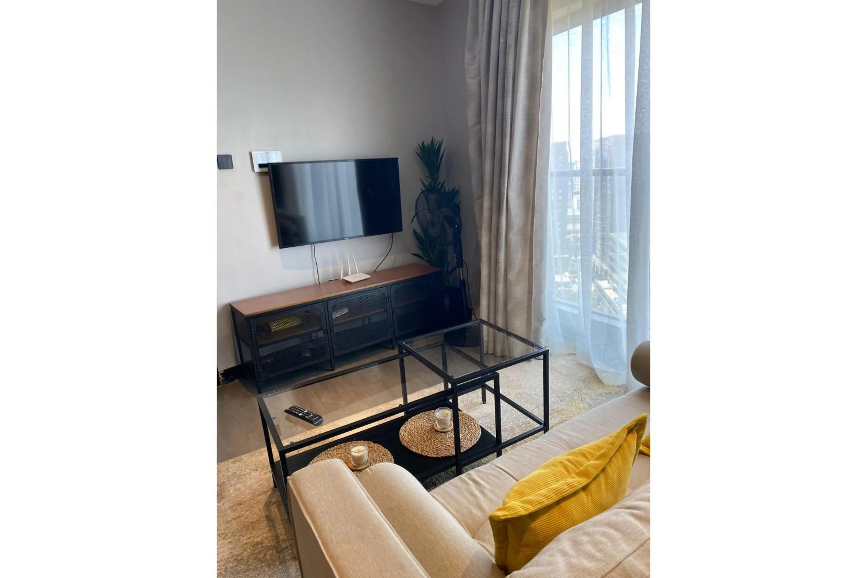 Living room in Escada Serviced Apartments