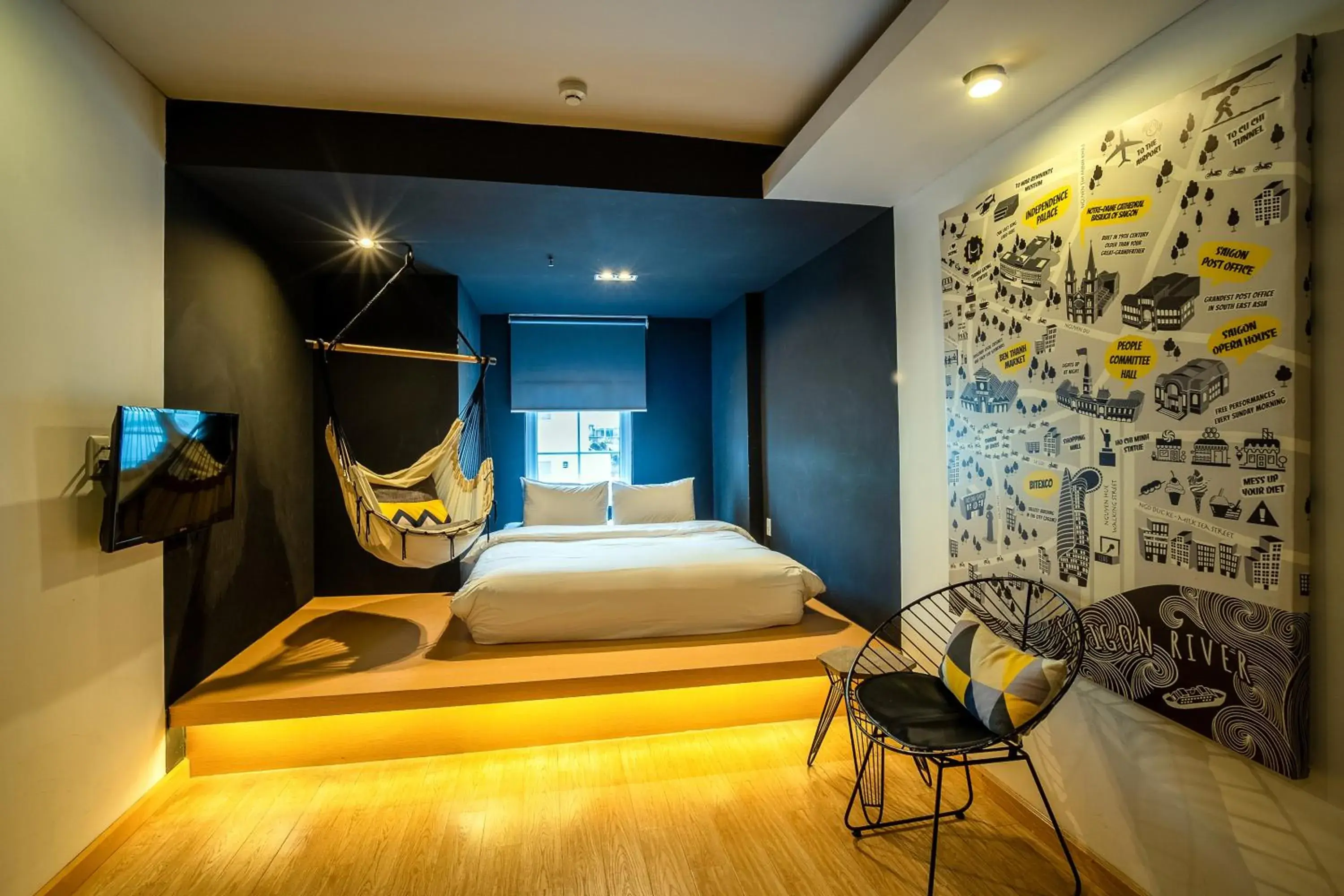 COZY DOUBLE NEST - FREE LAUNDRY, MINIBAR in The Hammock Hotel Ben Thanh COZY DOUBLE NEST - FREE LAUNDRY, MINIBAR in The Hammock Hotel Ben Thanh