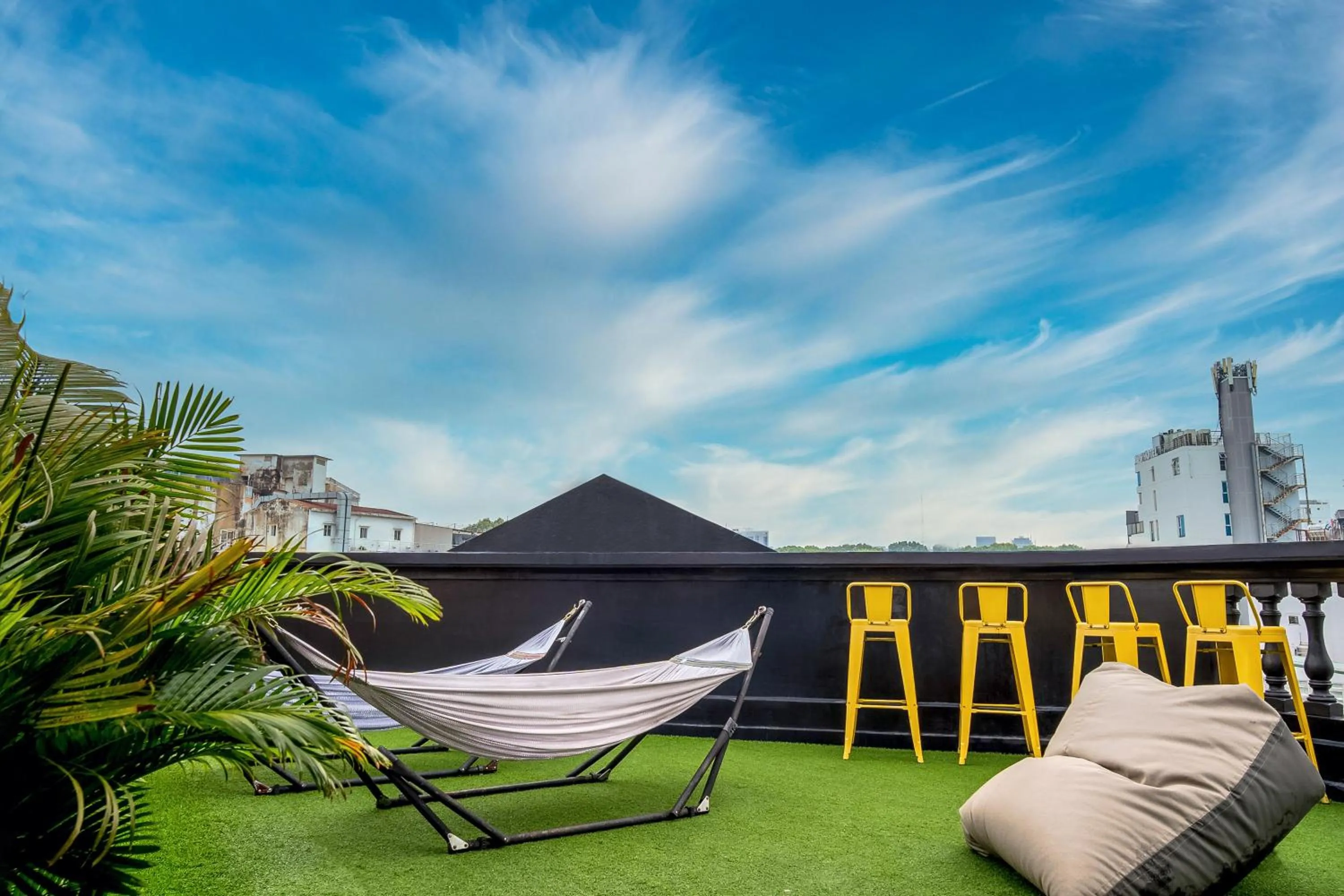 sunbed in The Hammock Hotel Ben Thanh