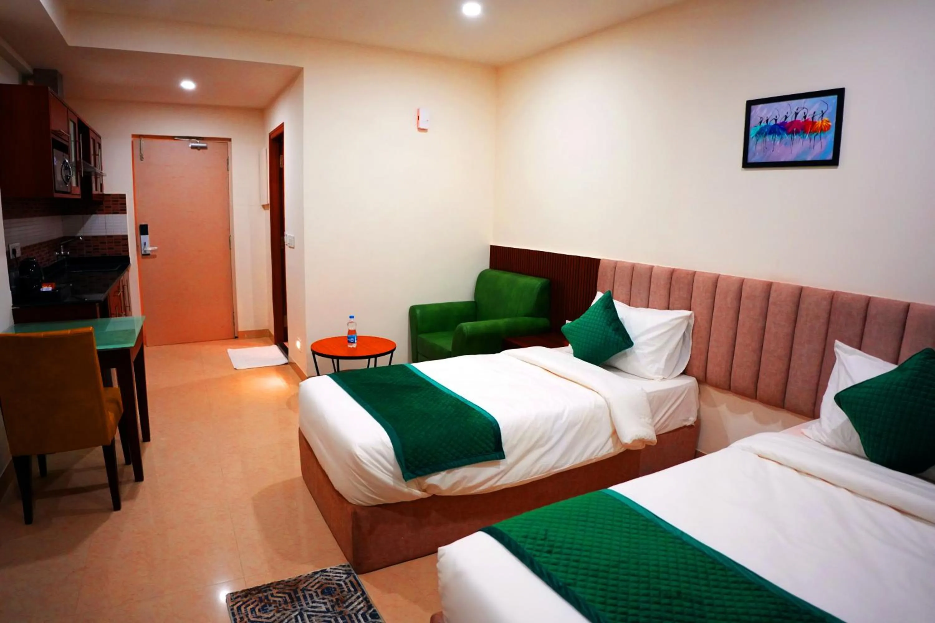 Bed in AK Castle Suites