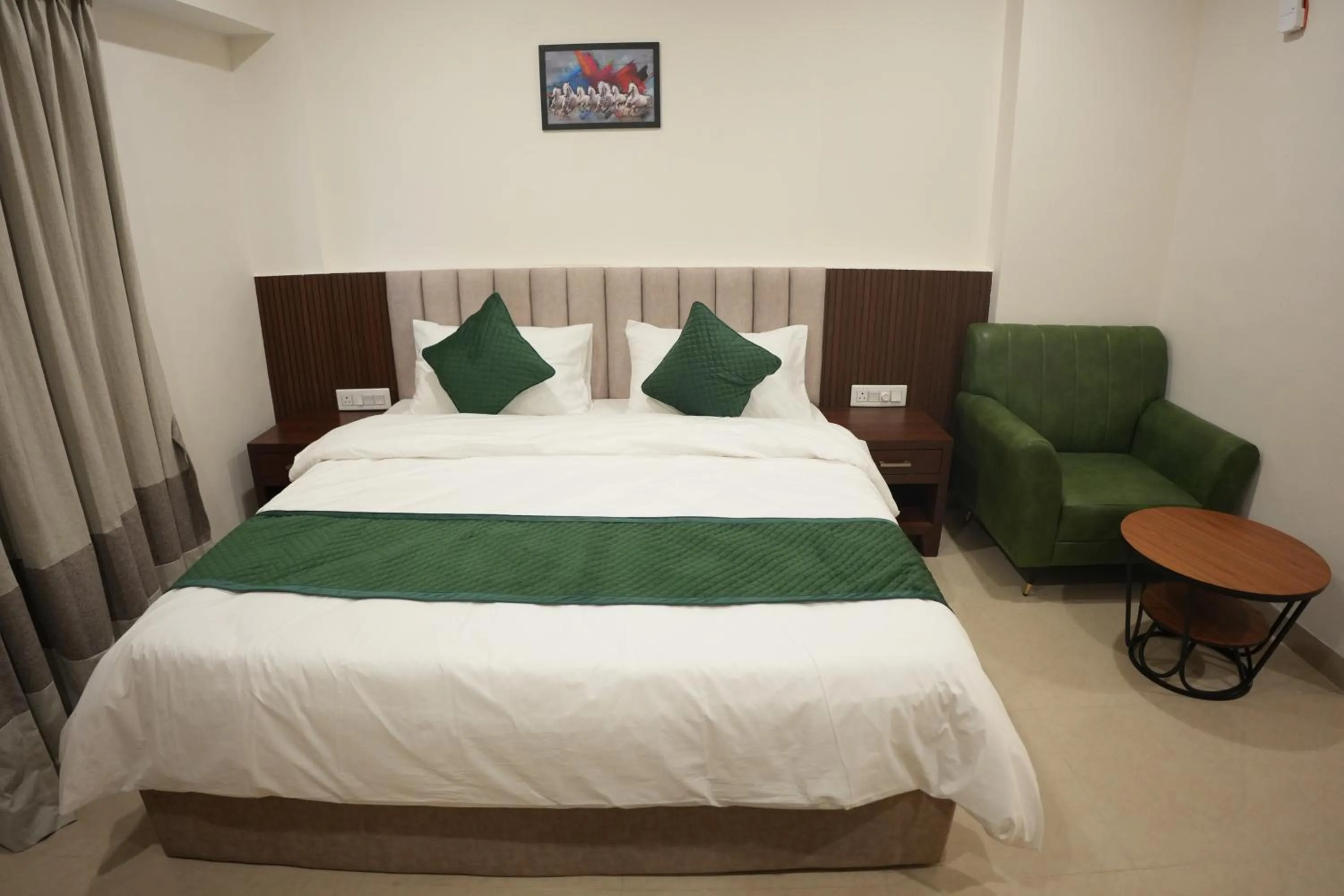 Bed in AK Castle Suites