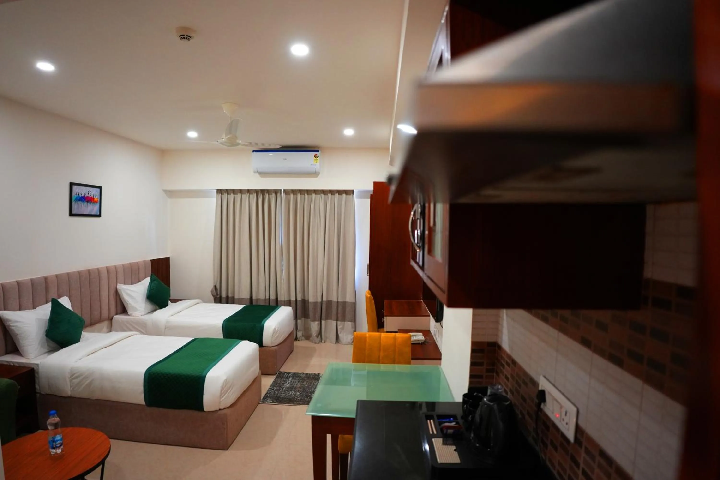 Bed in AK Castle Suites