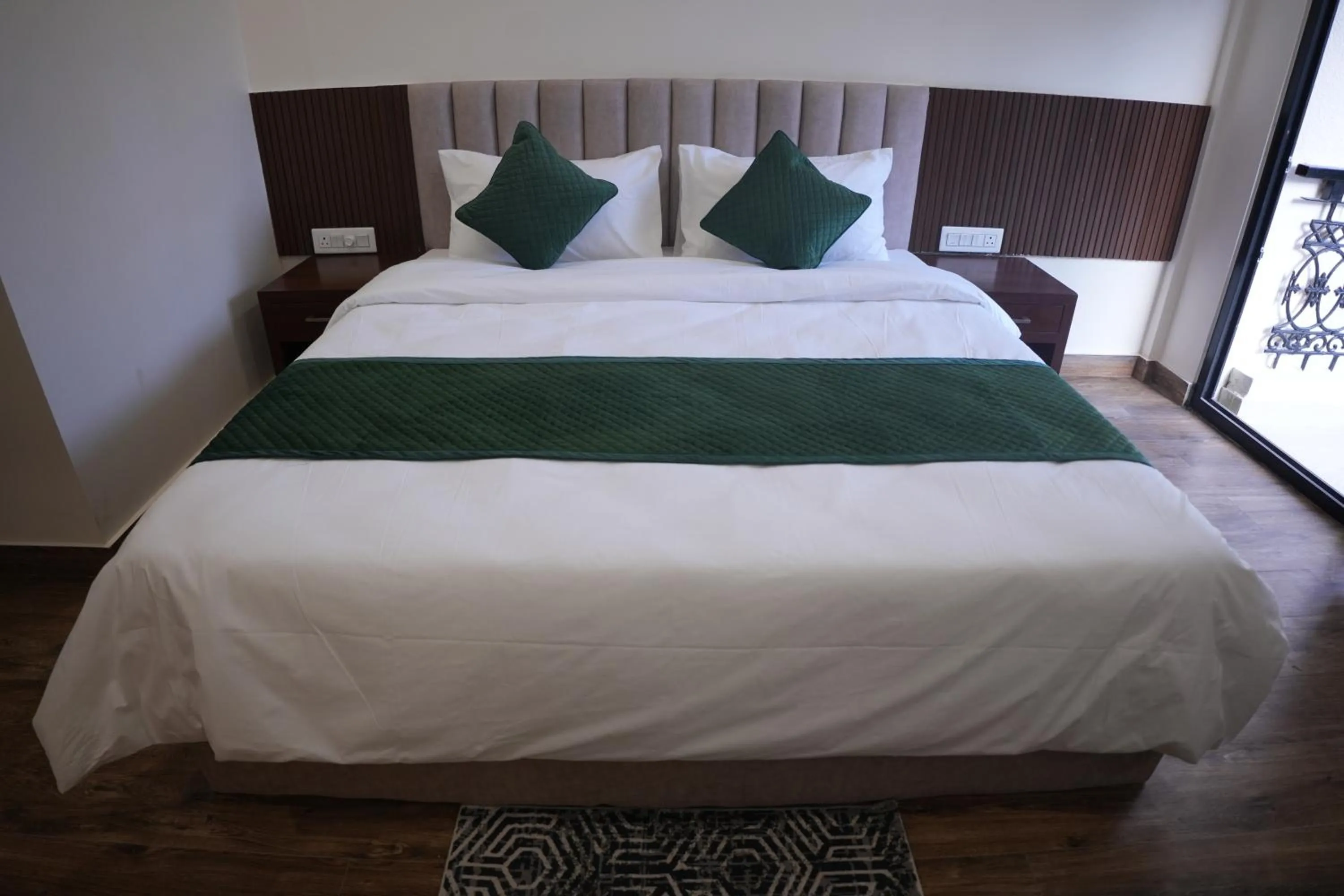 Bed in AK Castle Suites