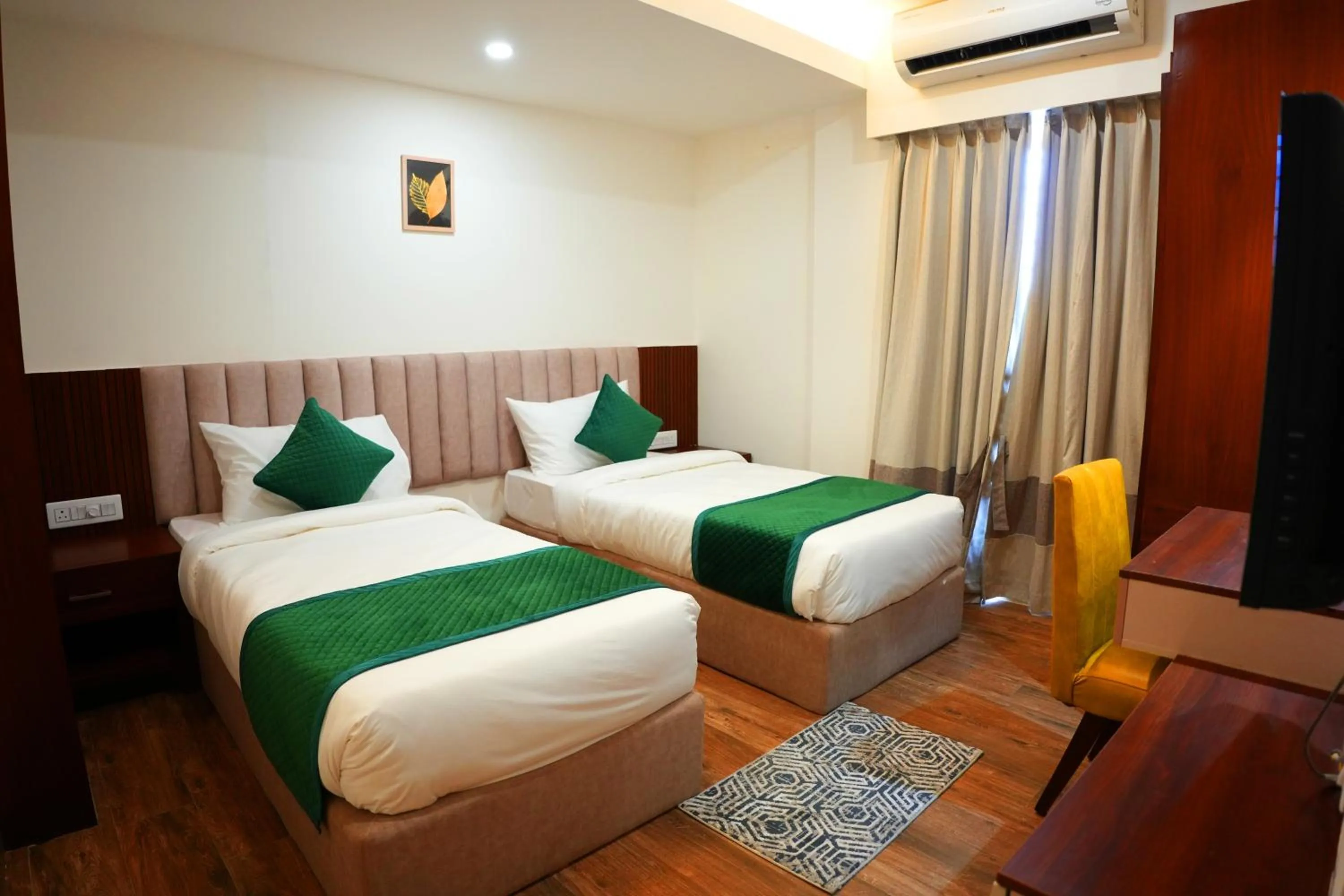 Bed in AK Castle Suites