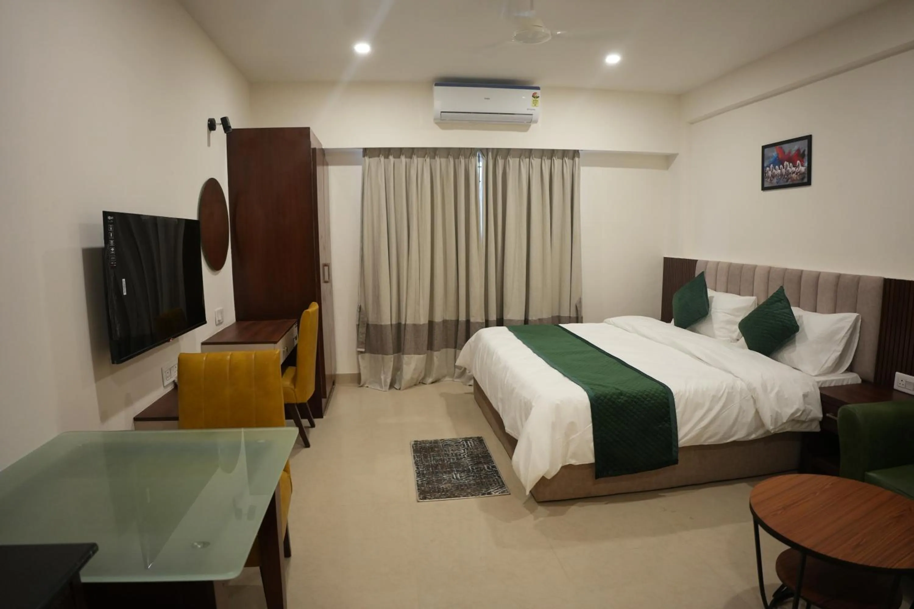 Bed in AK Castle Suites