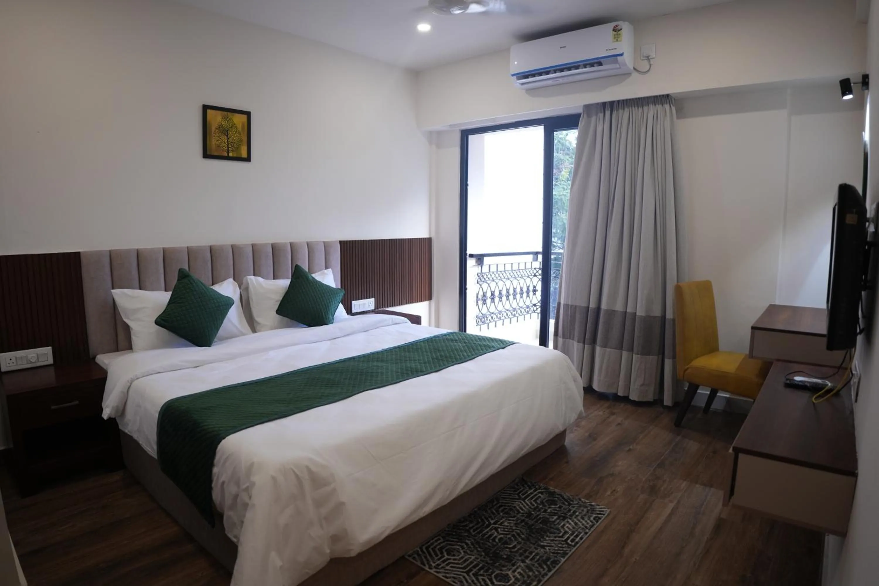 Bed in AK Castle Suites