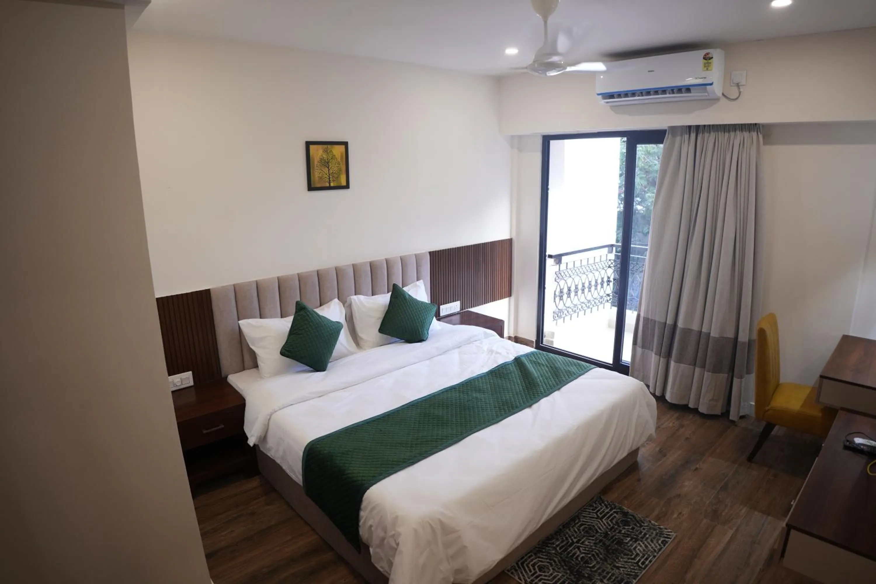 Bed in AK Castle Suites