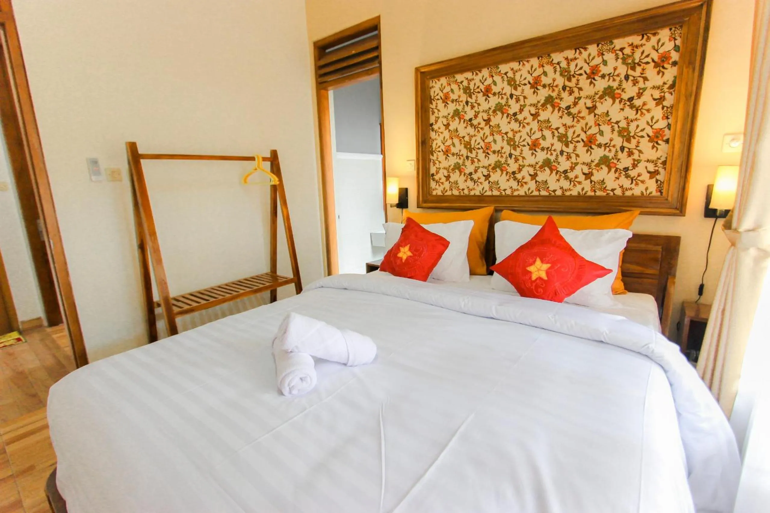 Bed in Villa D'Maguwo Suites