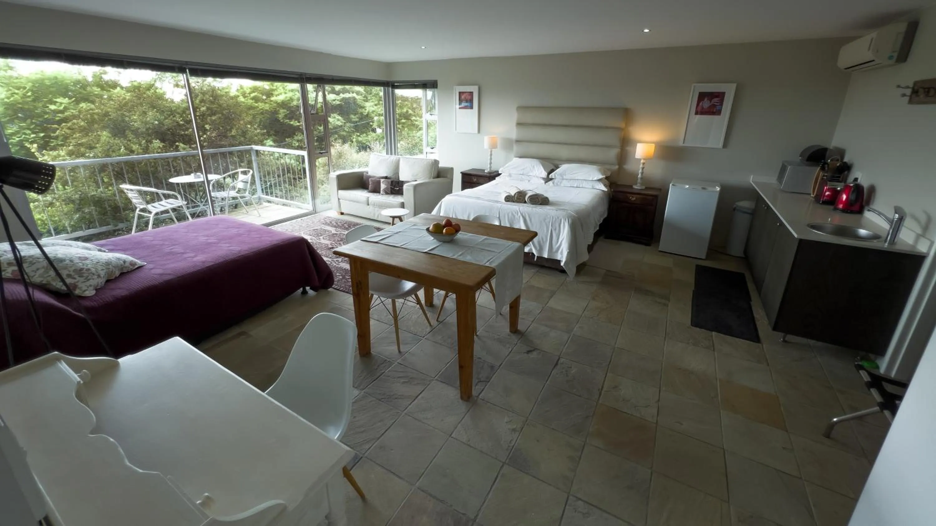 Balcony/Terrace, Bed in Orangerie Guest House