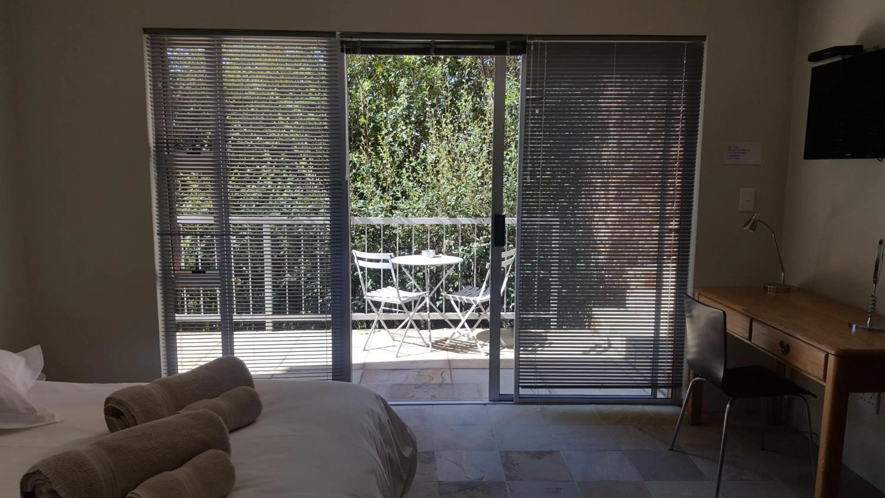 Balcony/Terrace, Bed in Orangerie Guest House