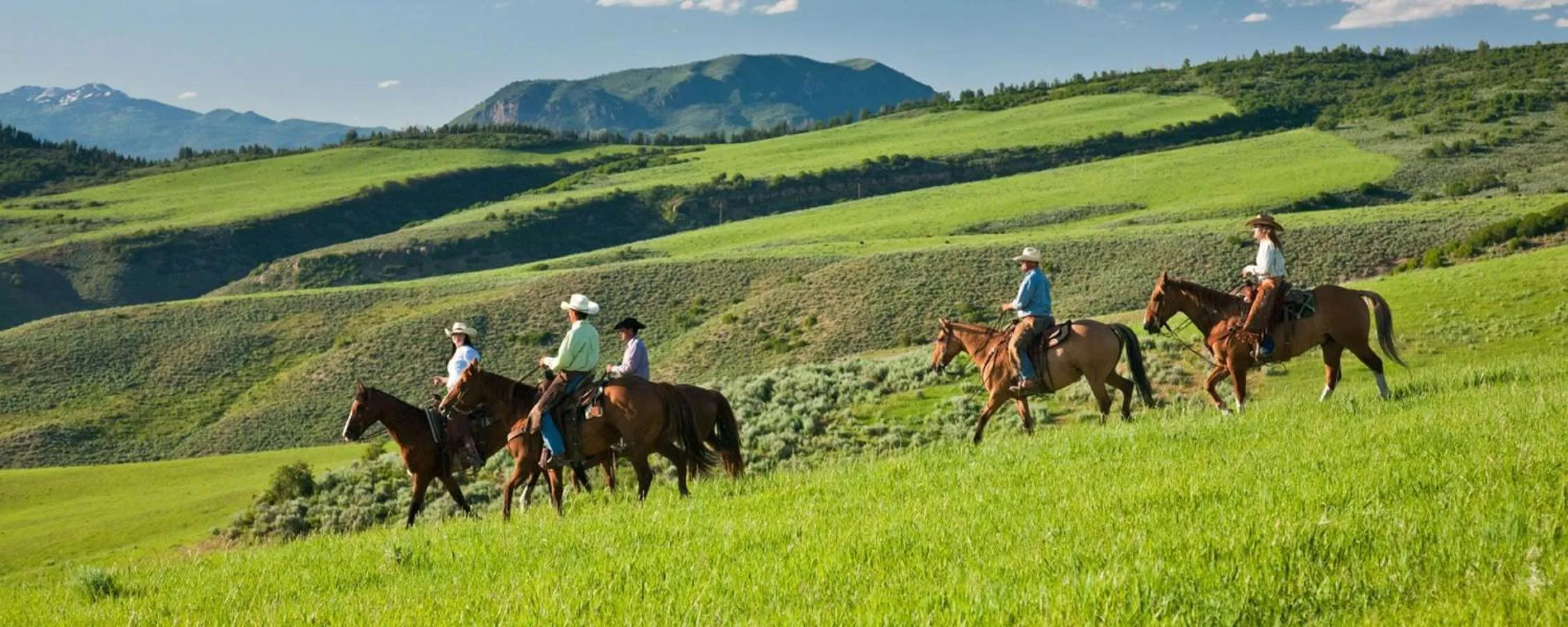 Horse-riding in Western Lodge