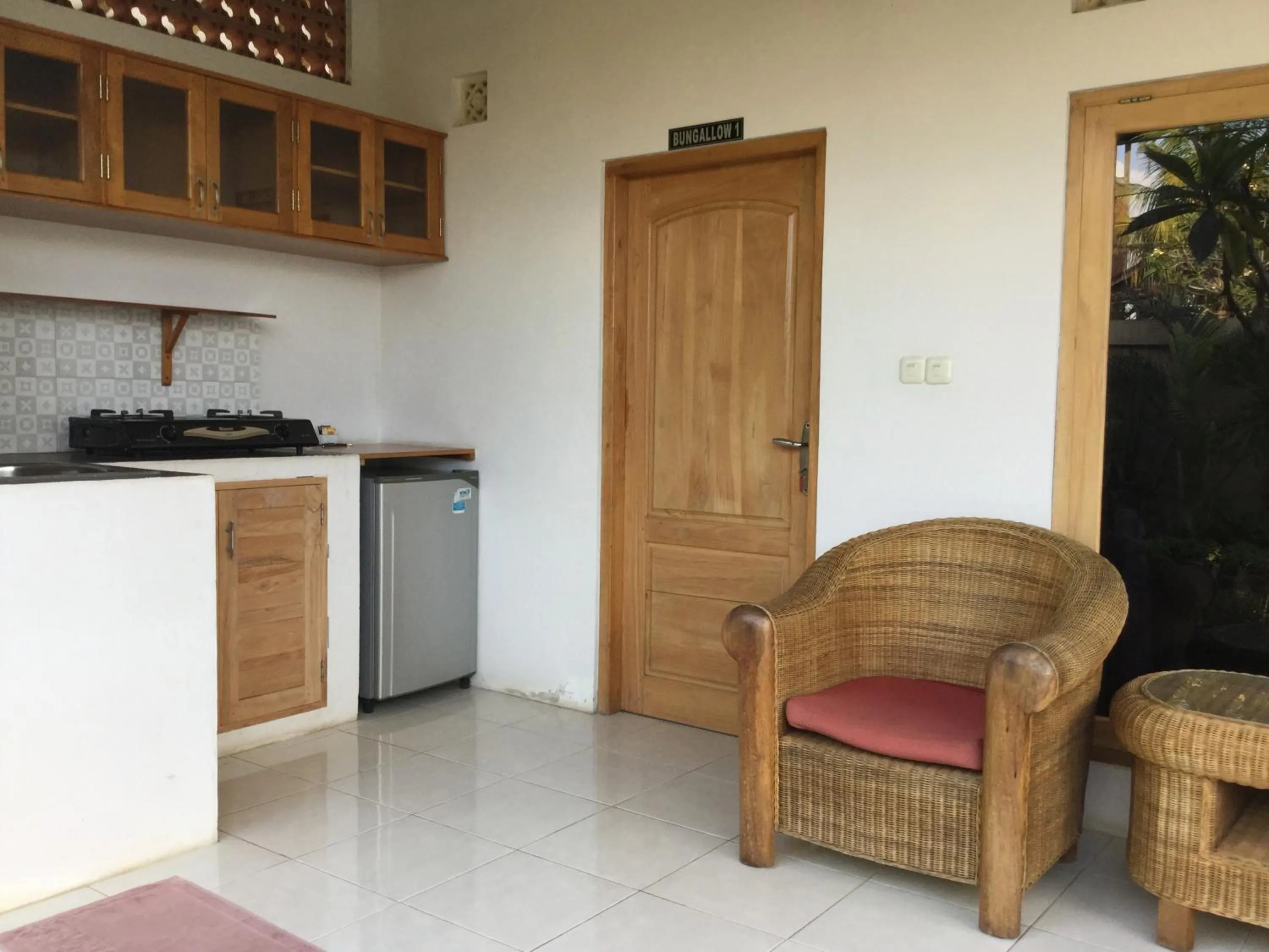 Seating area in Kartika Villas