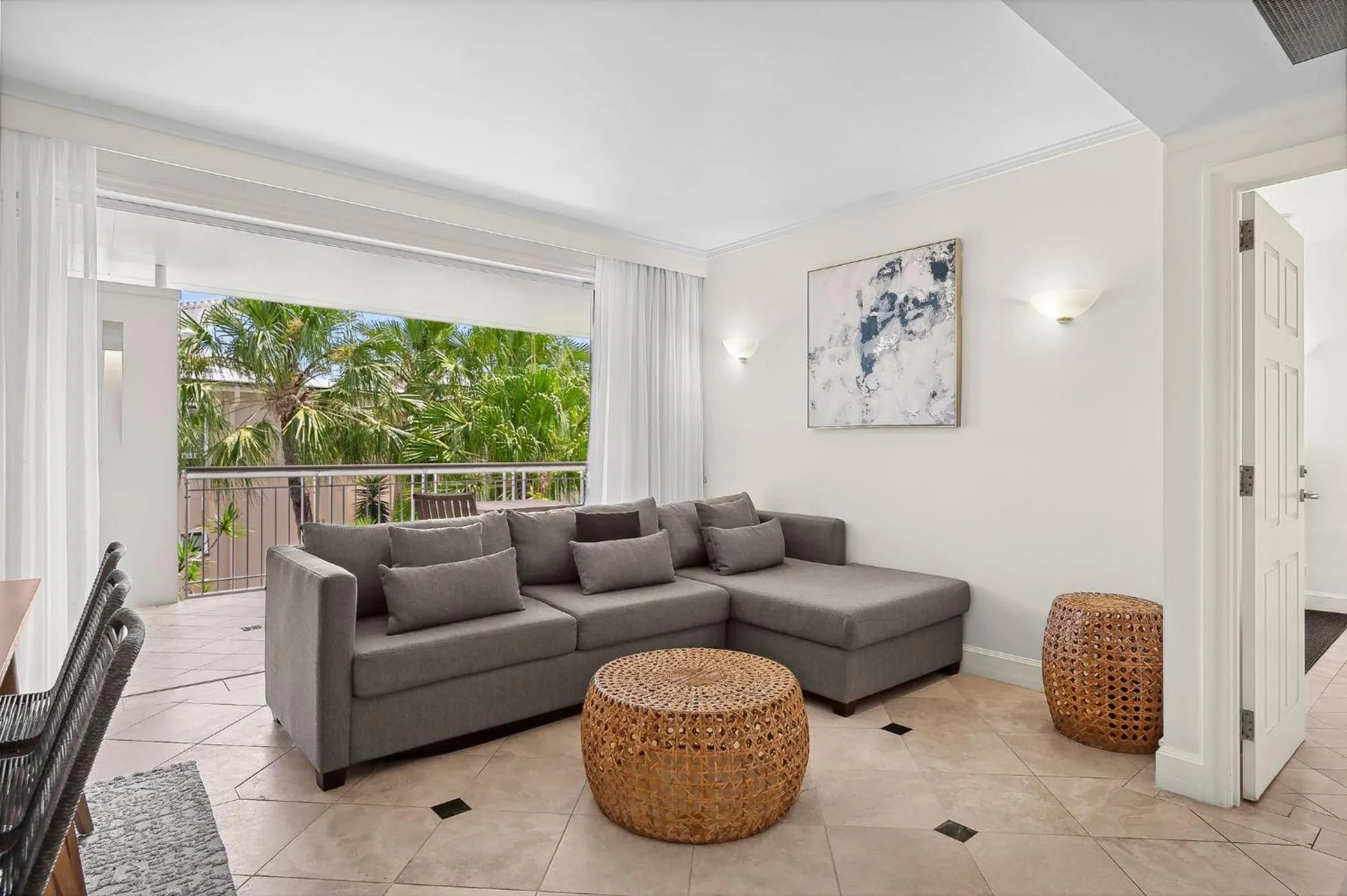 Living room in Hastings Suites by Stay Noosa