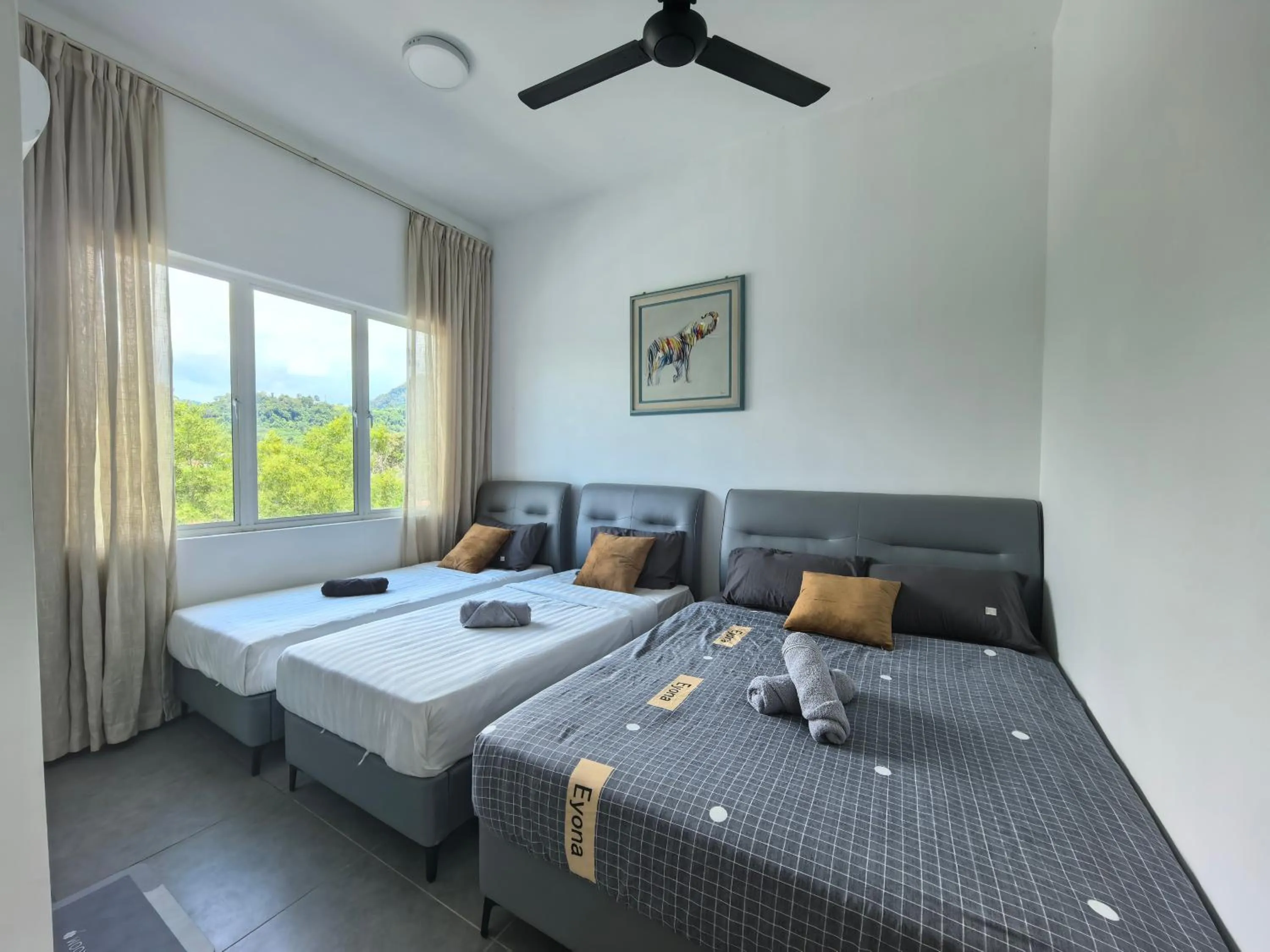 Bed in Langkawi Simfoni Cassia Suite 04 9pax