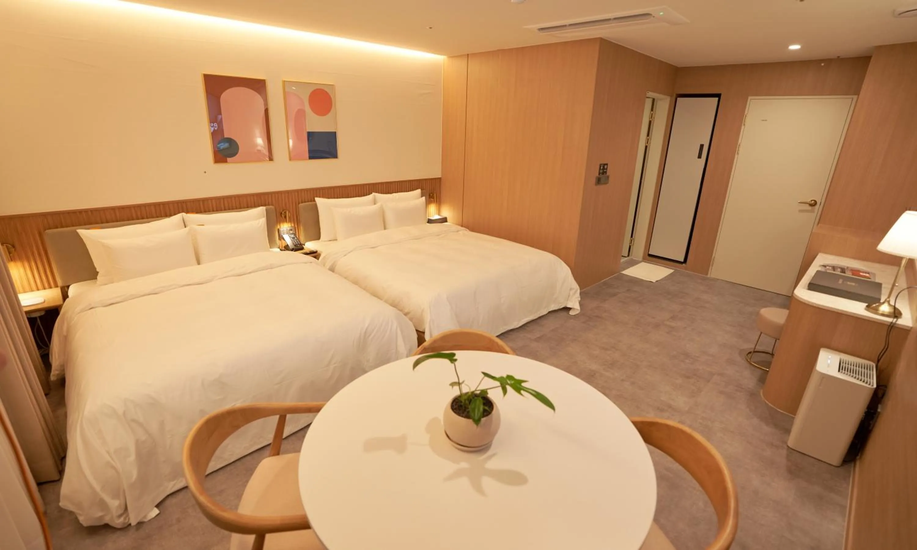Bed in Brown Dot Hotel Gunsan Terminal Branch