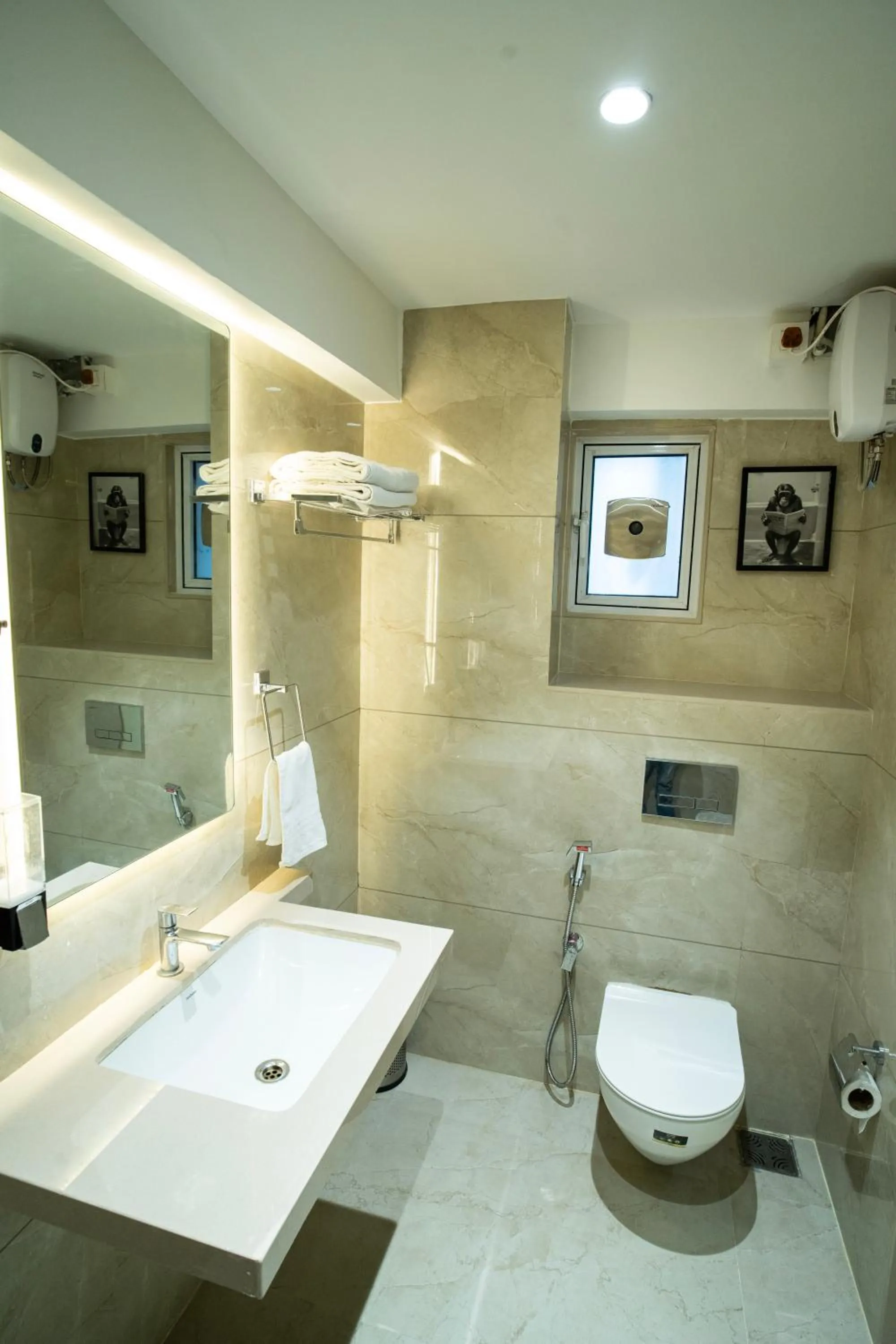 Bathroom in The Grand Murli Hotel, City Light Road, Surat