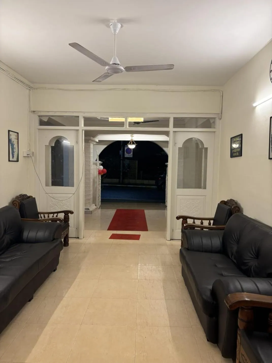 Seating area in Holiday Beach Resort