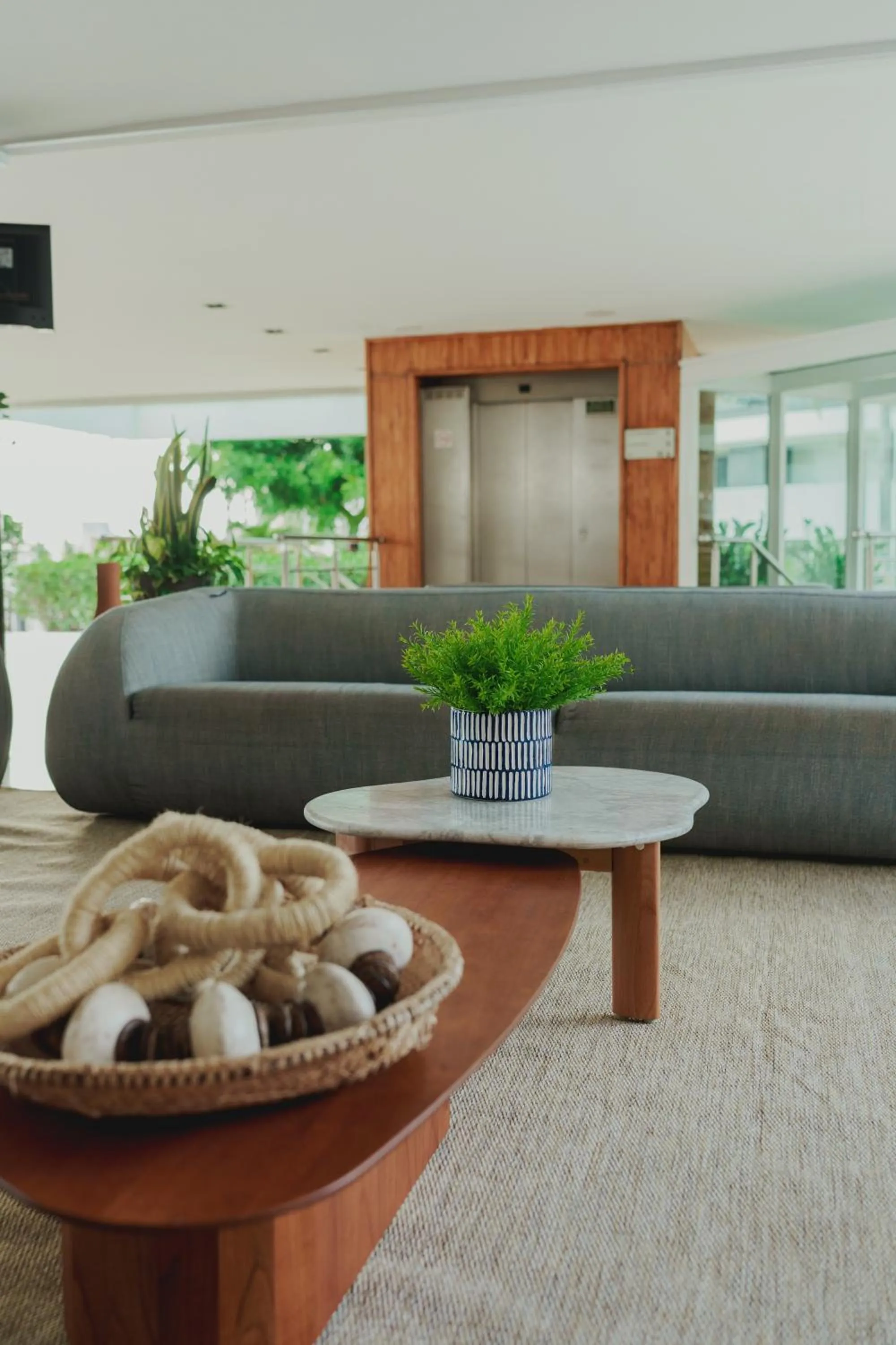 Lobby or reception in Afago Mareiro Hotel