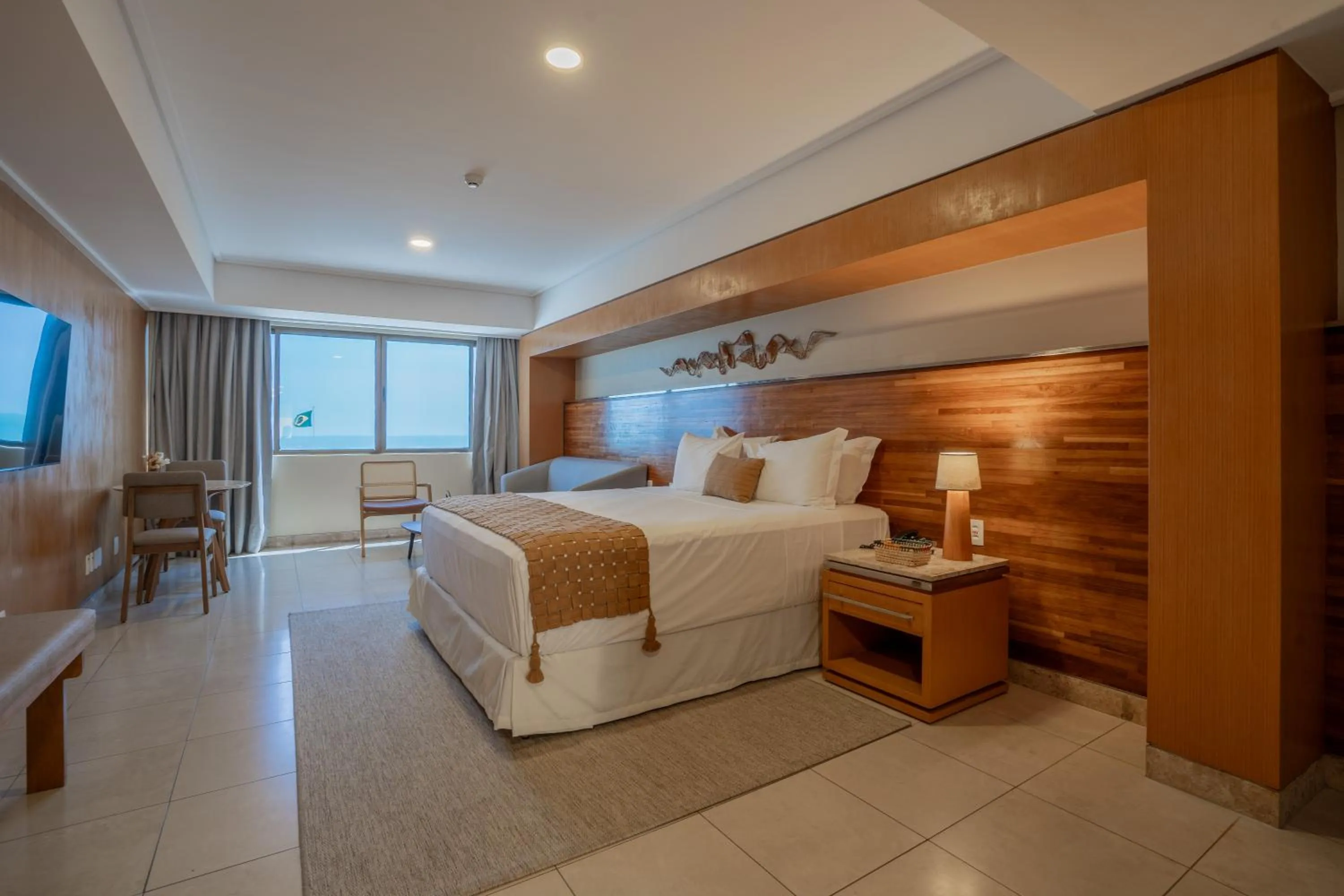 Photo of the whole room, Bed in Afago Mareiro Hotel