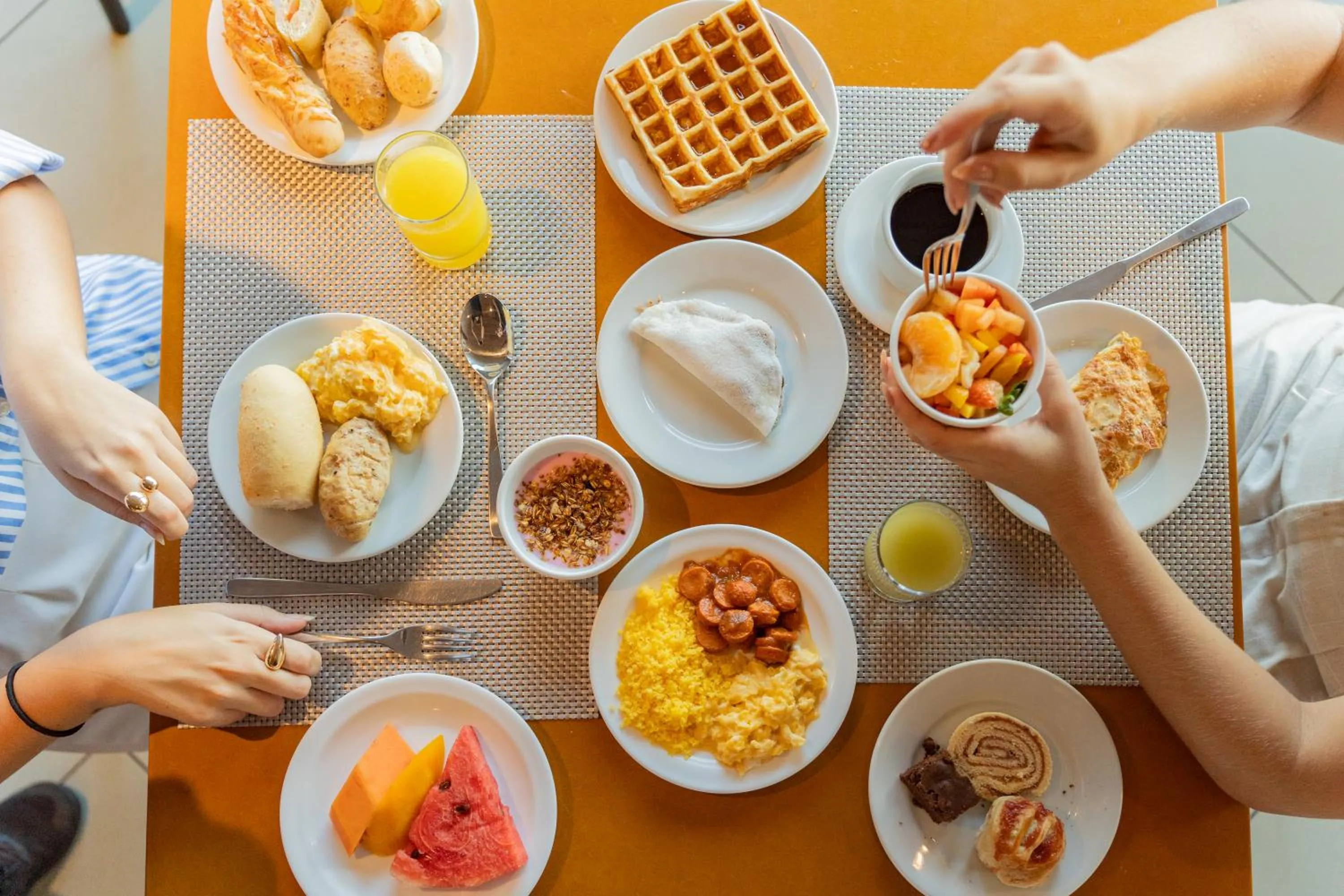 Breakfast in Afago Mareiro Hotel