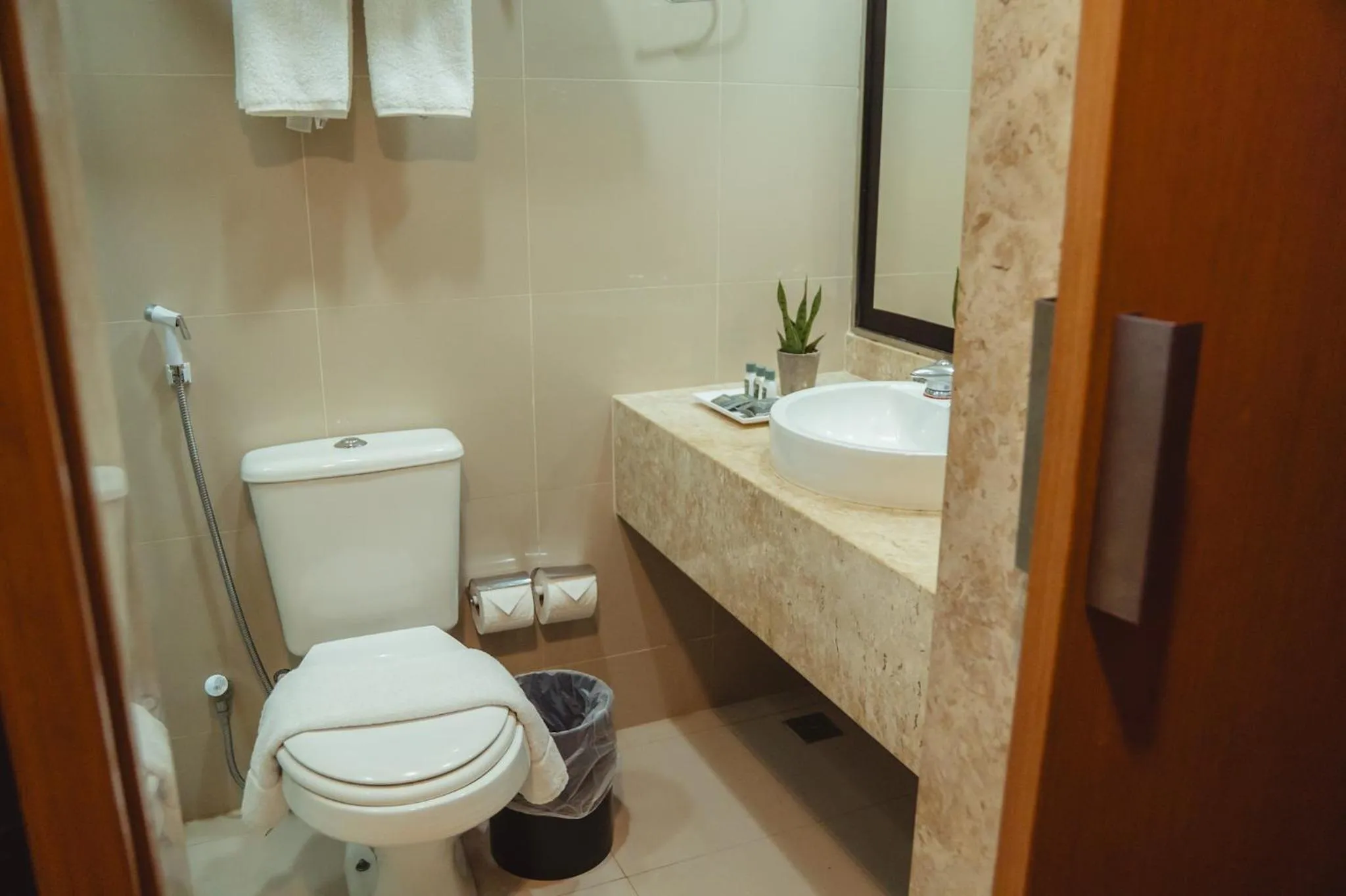 Bathroom in Afago Mareiro Hotel