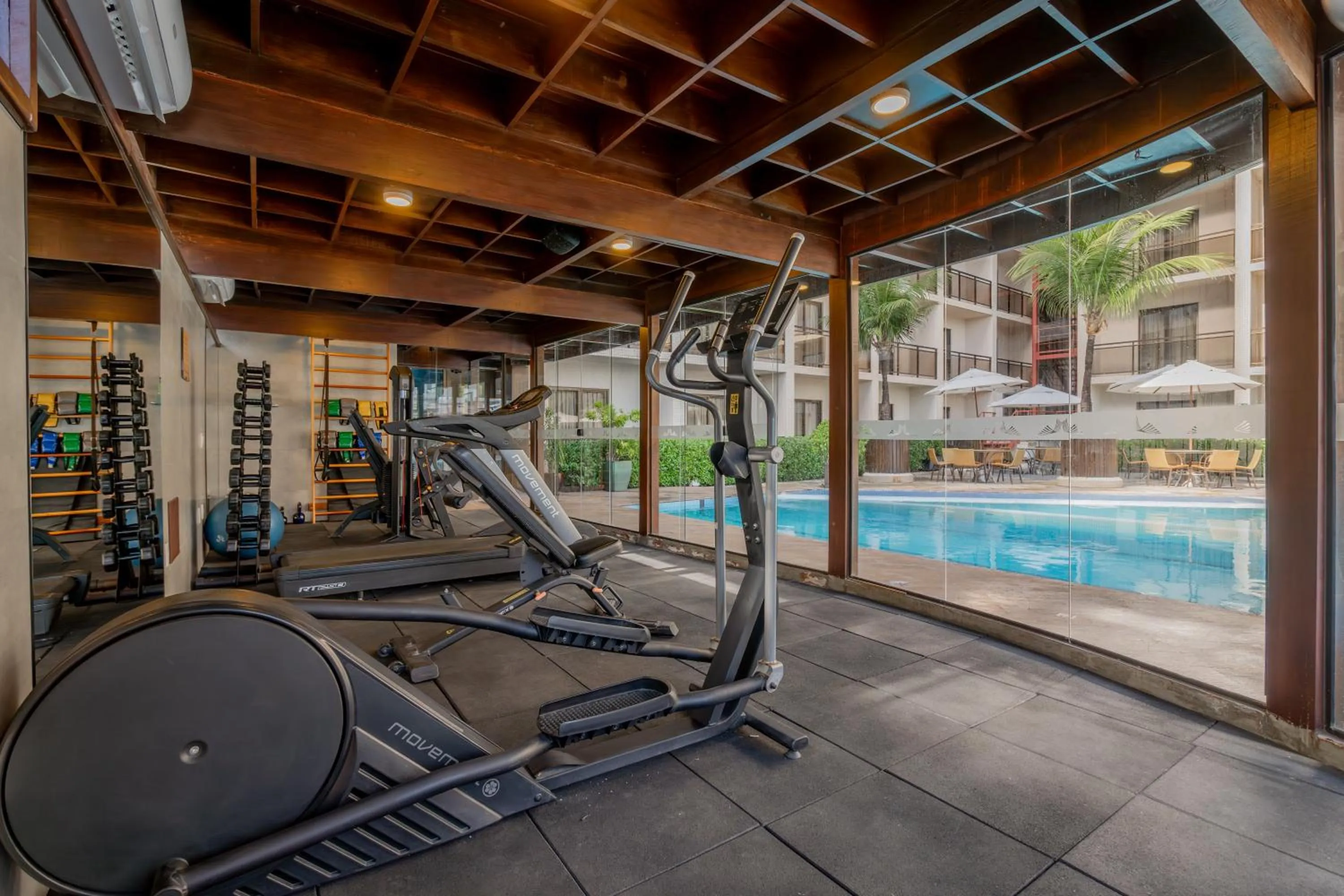Fitness centre/facilities in Afago Mareiro Hotel