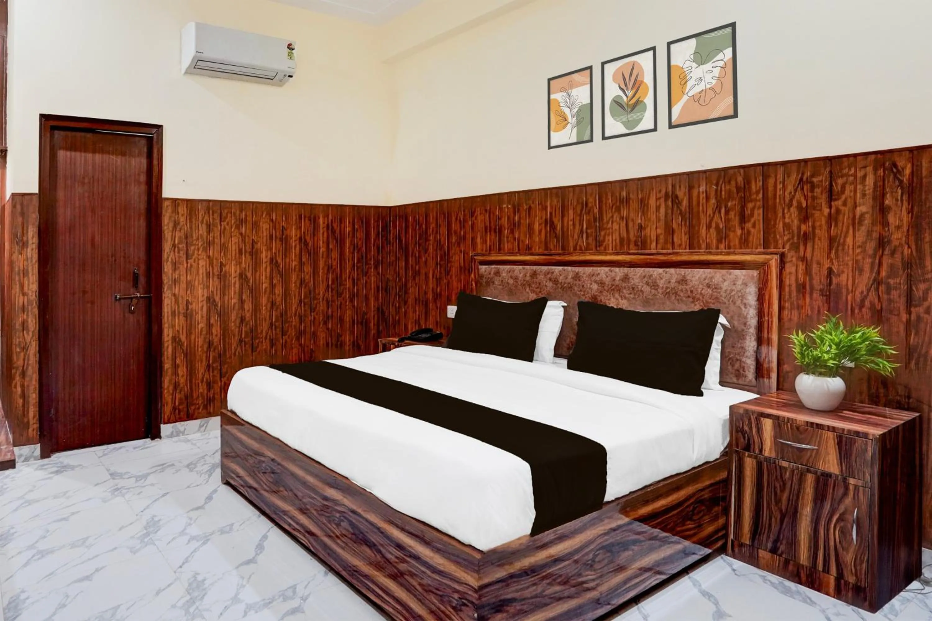 Bedroom, Bed in Collection O Govind Vihar Matiyari Formerly Saffron