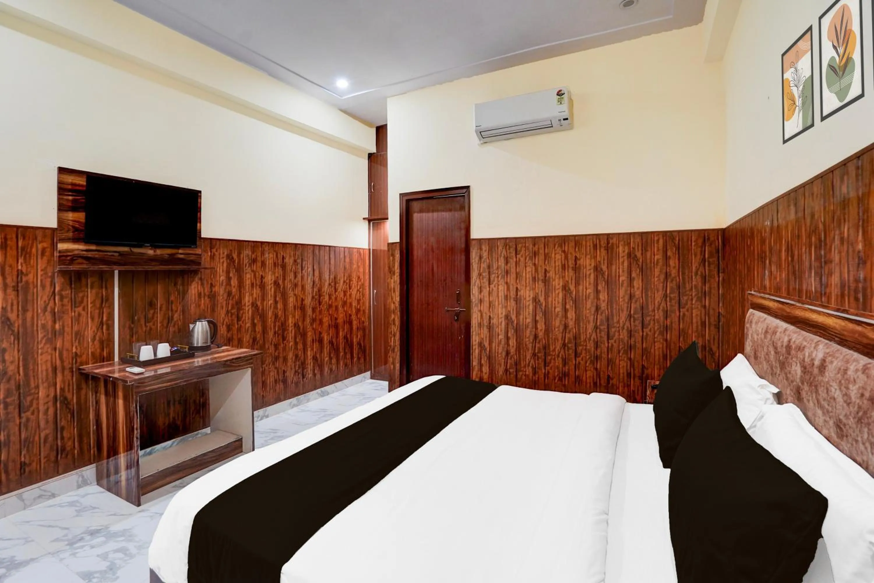 Bedroom, Bed in Collection O Govind Vihar Matiyari Formerly Saffron