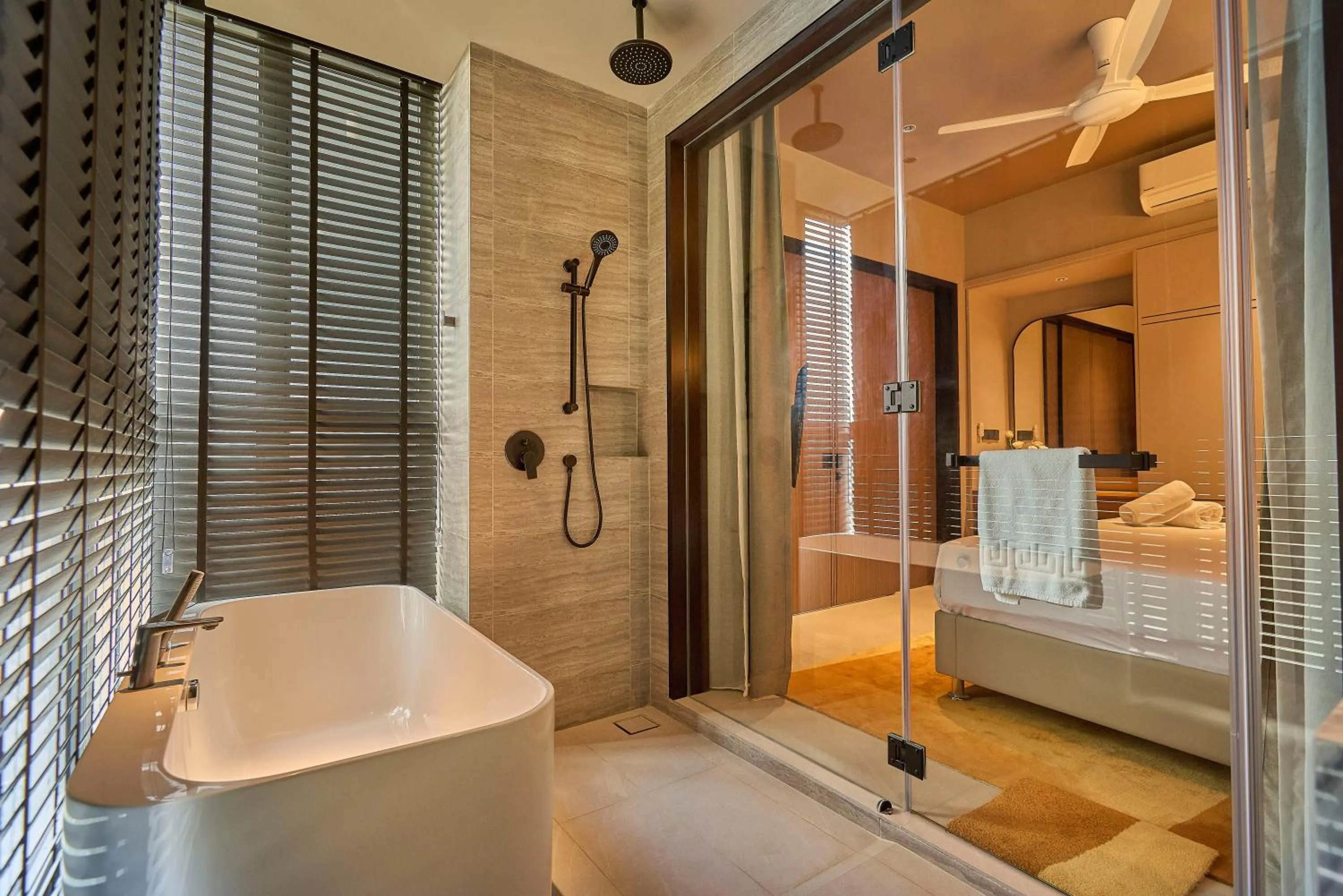 Shower in Antara Residence By Sleeping Lion