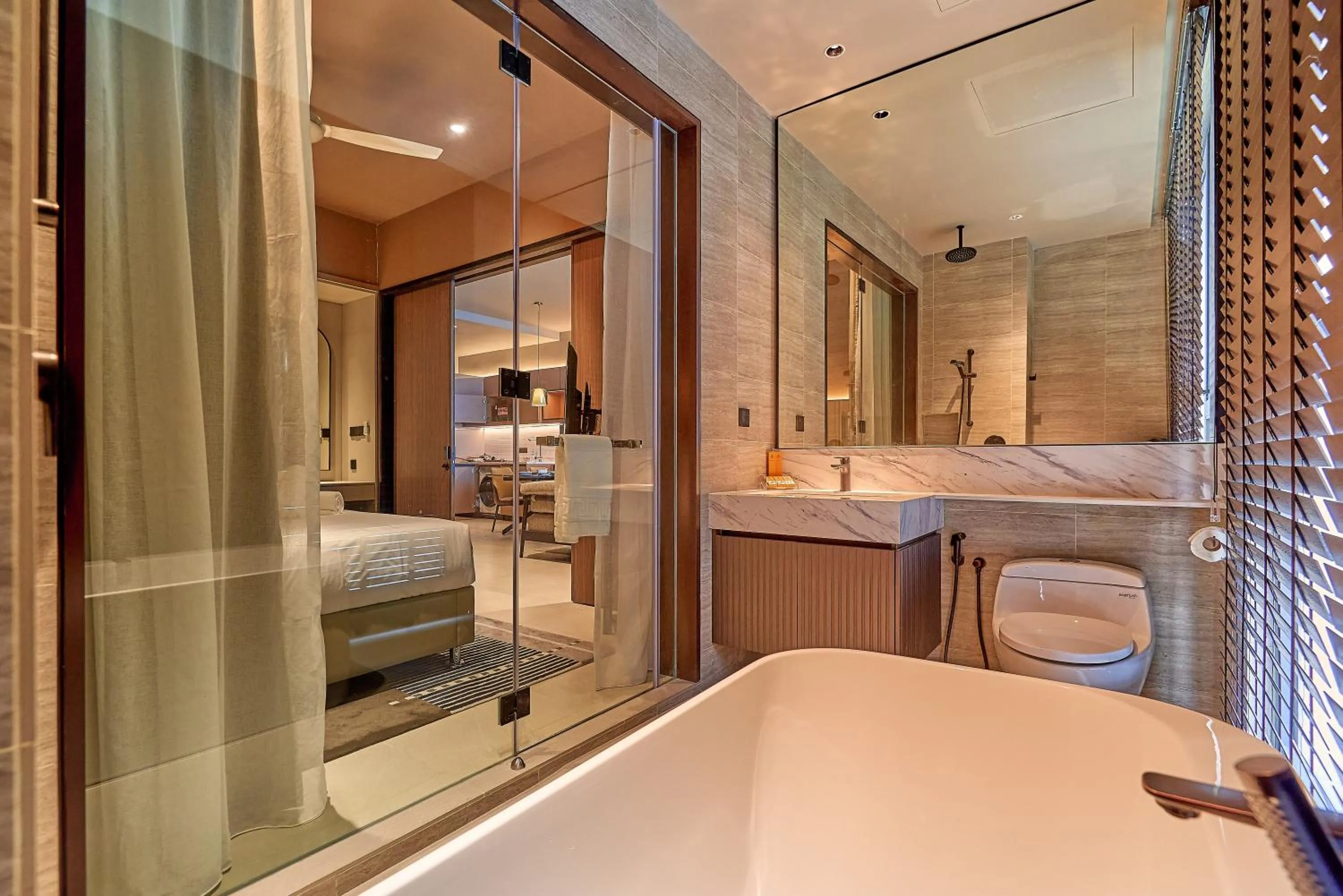 Bathroom in Antara Residence By Sleeping Lion
