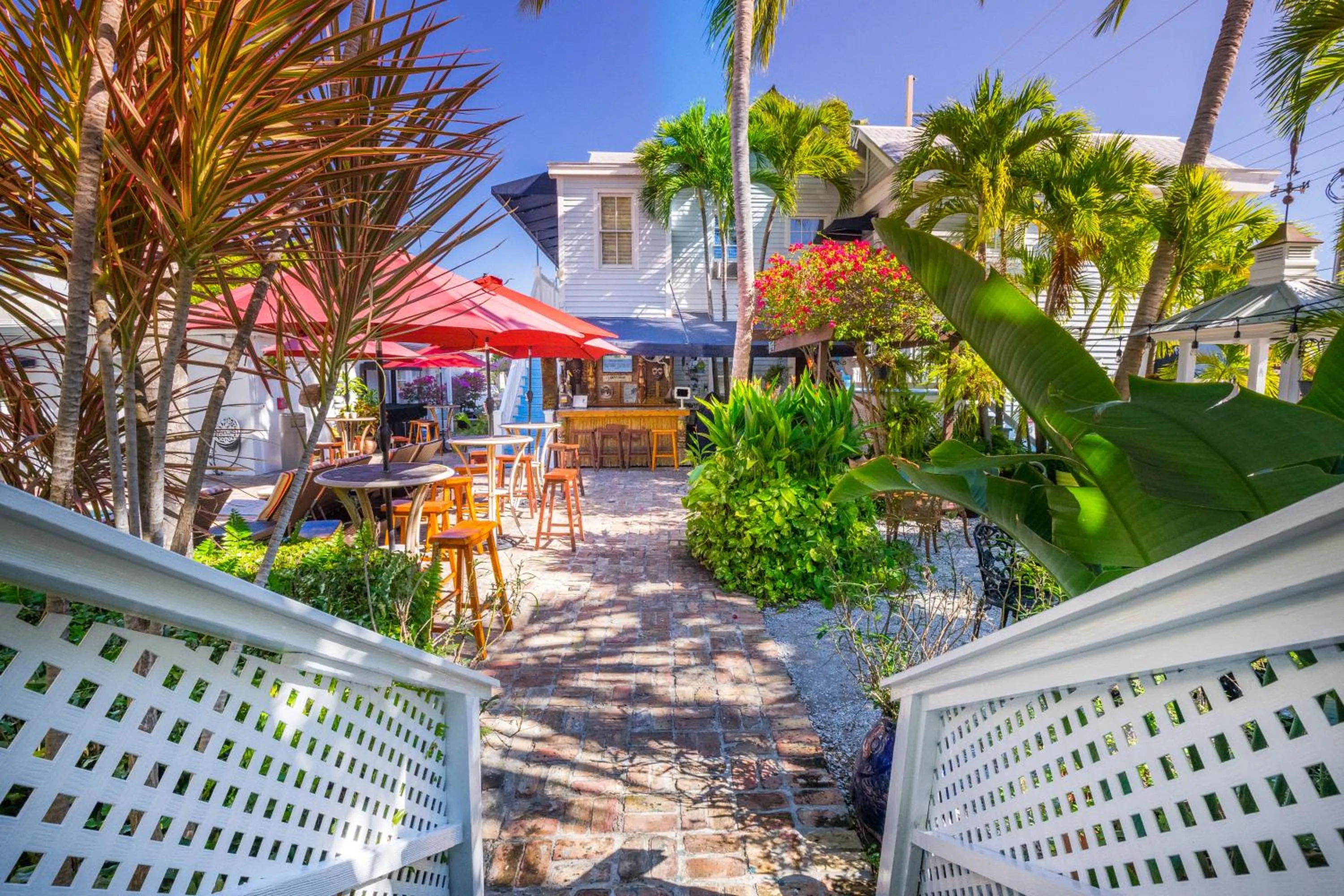 Garden in Duval Inn - Key West