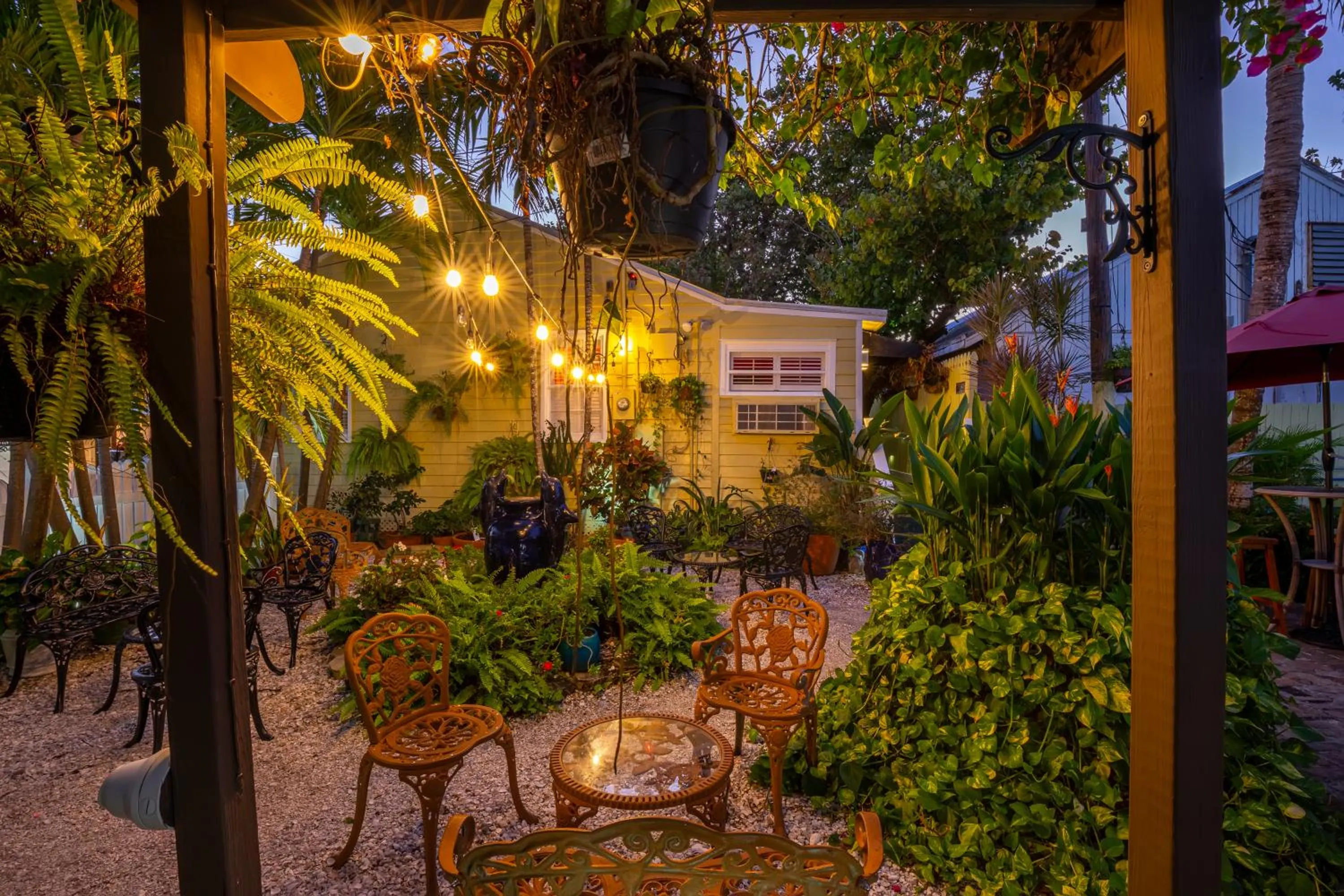 Garden in Duval Inn - Key West
