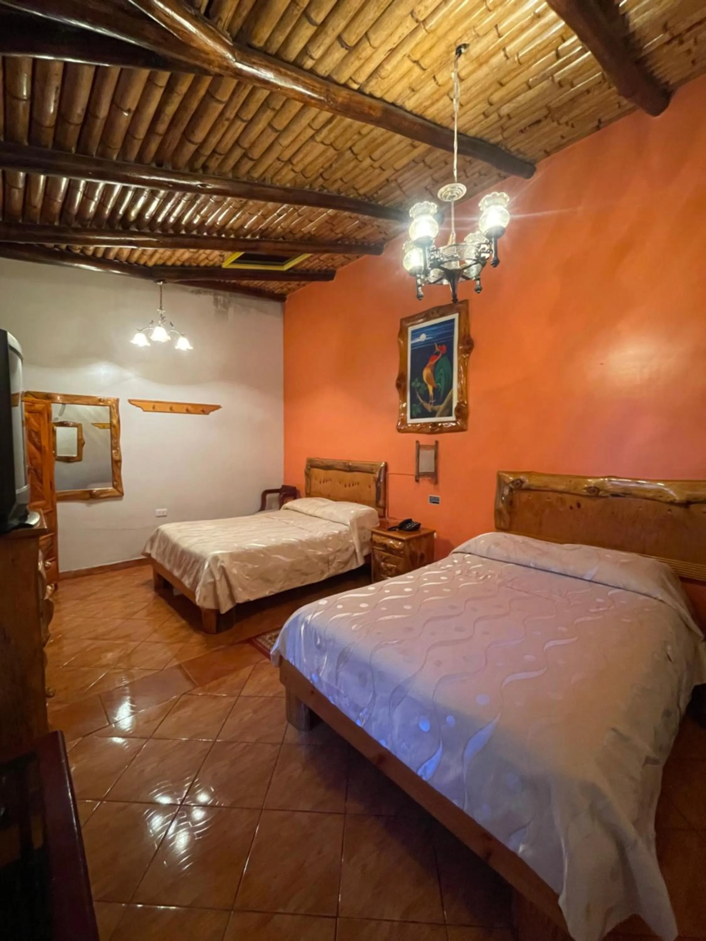 Bed in HOTEL El INDIO