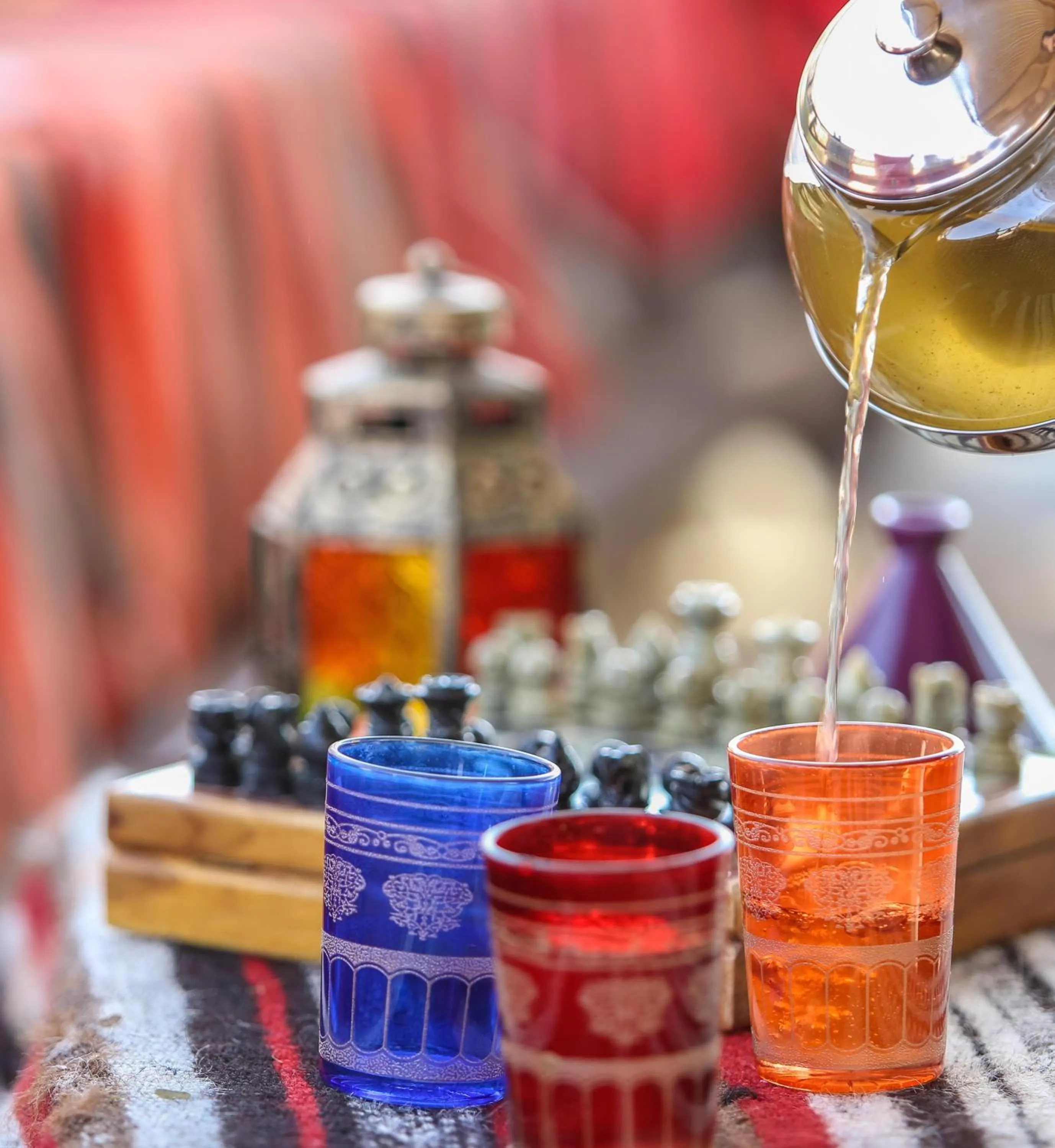 Lobby or reception in Thousand Nights Camp