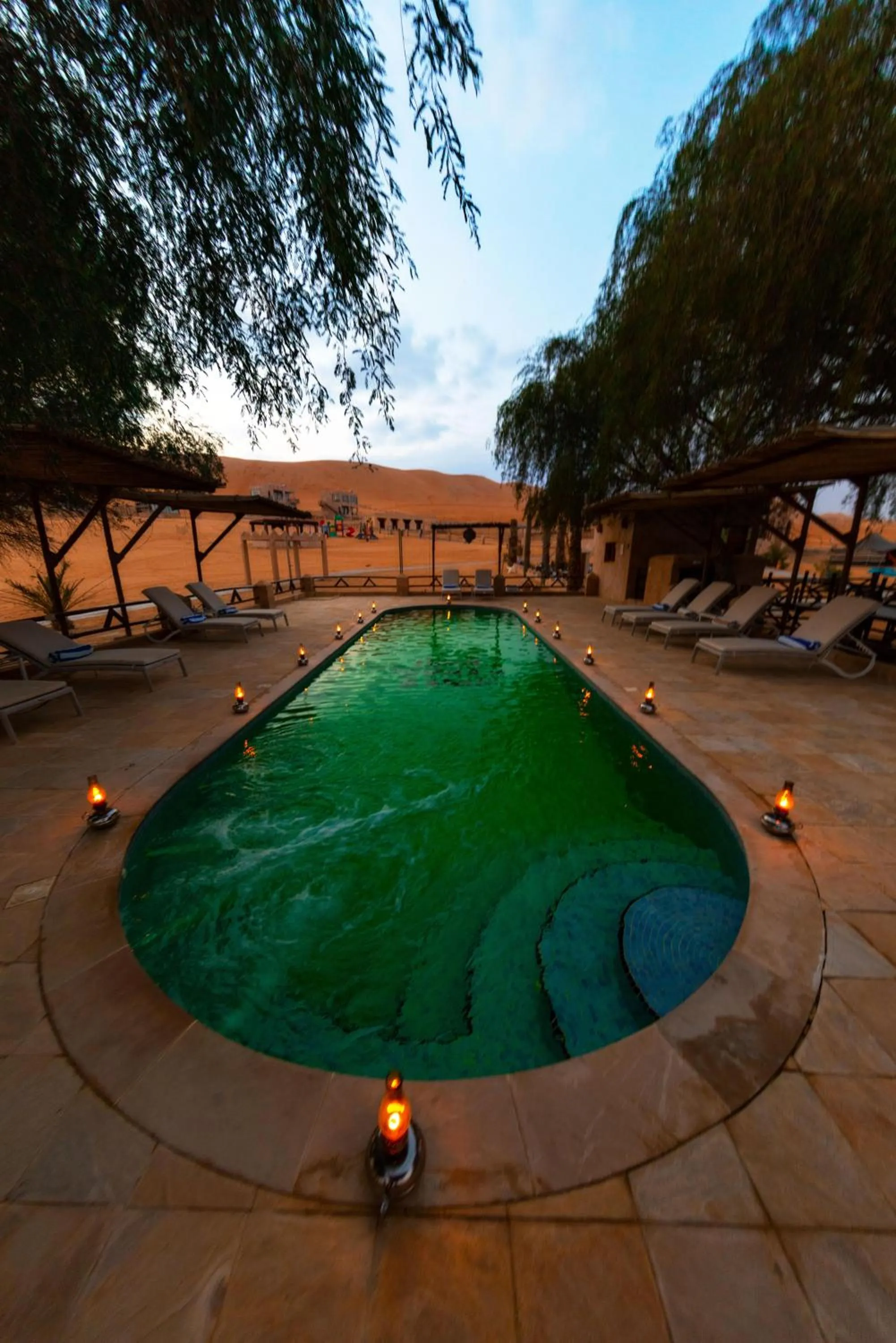 Swimming pool in Thousand Nights Camp