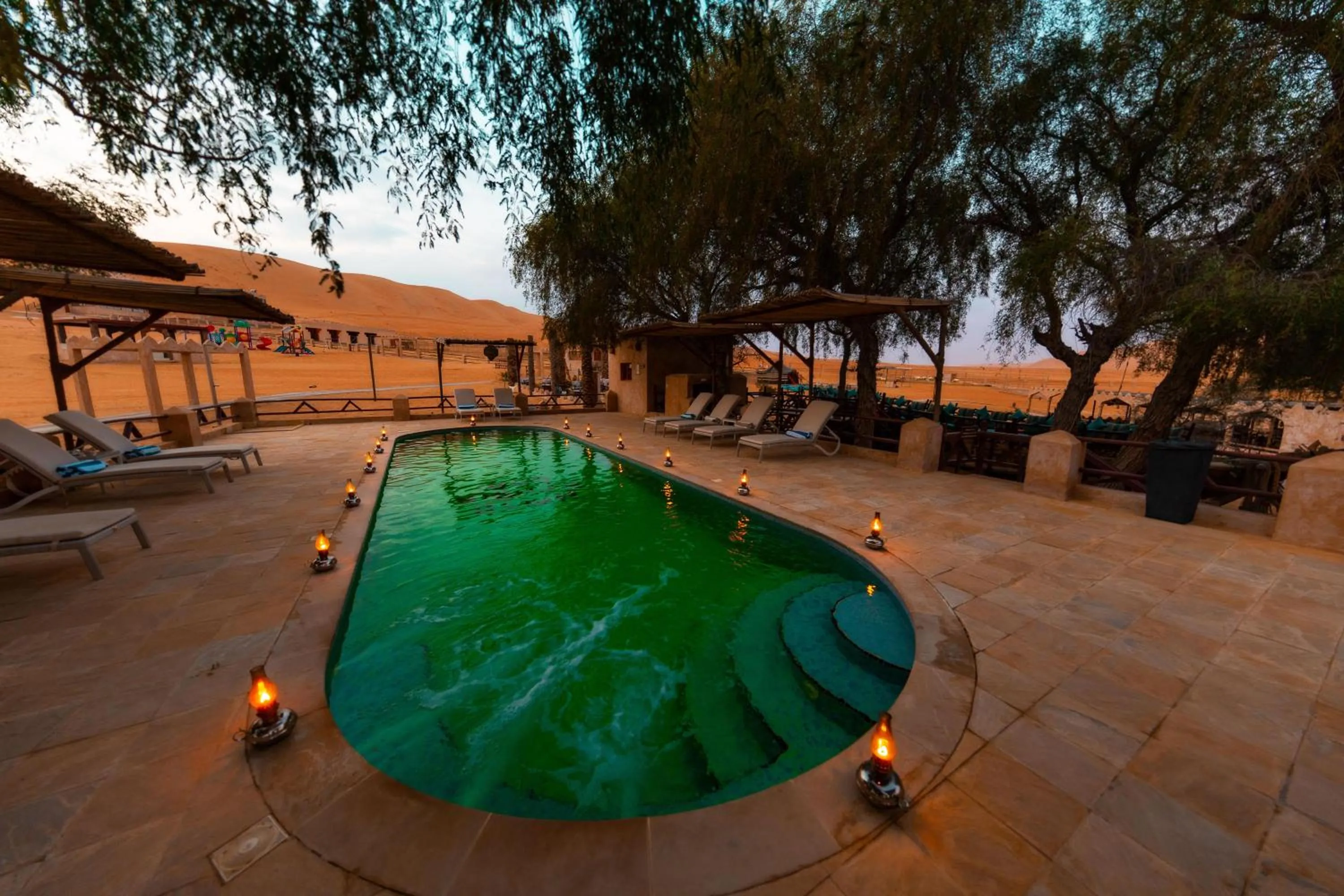 Swimming pool in Thousand Nights Camp