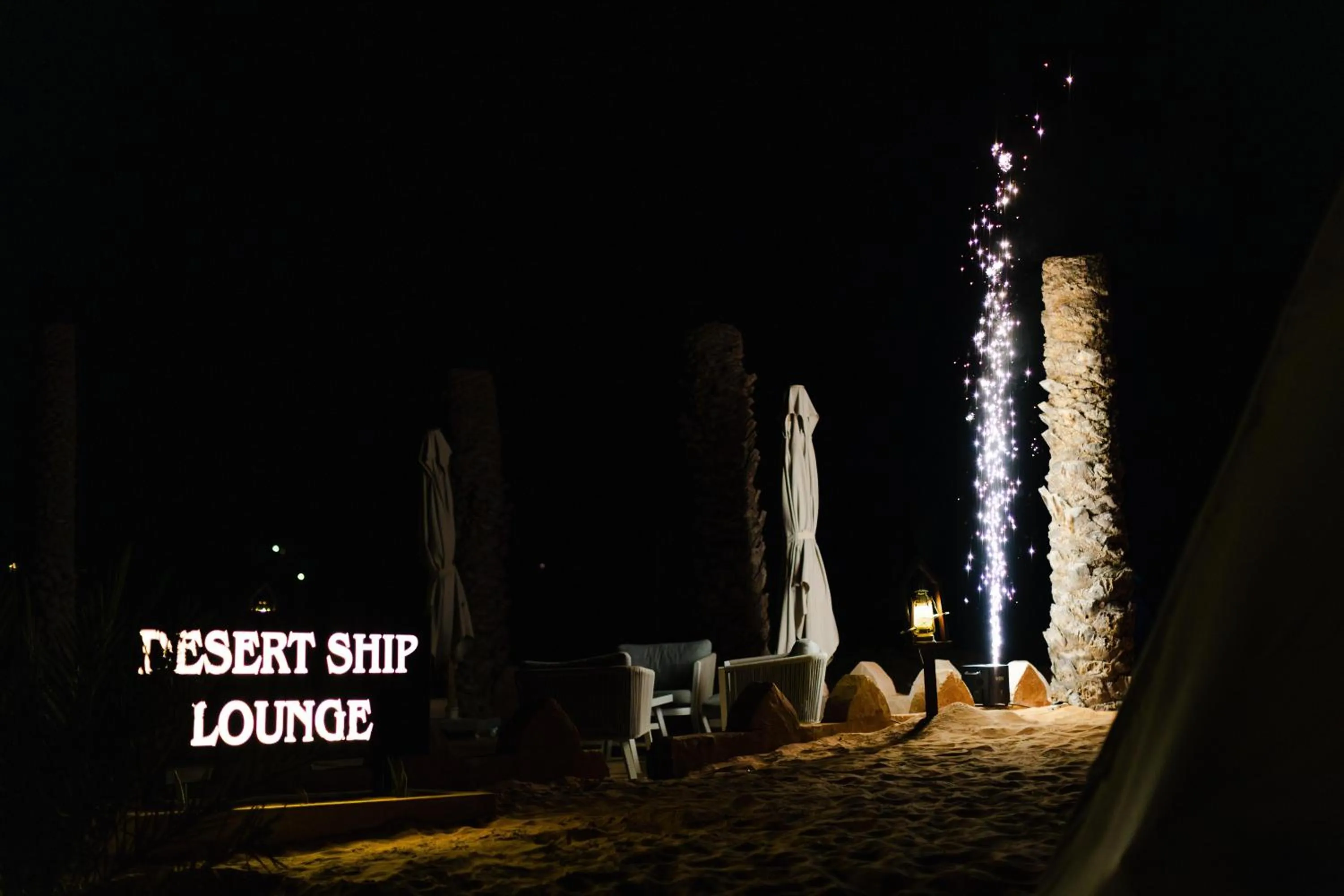 Lobby or reception in Thousand Nights Camp