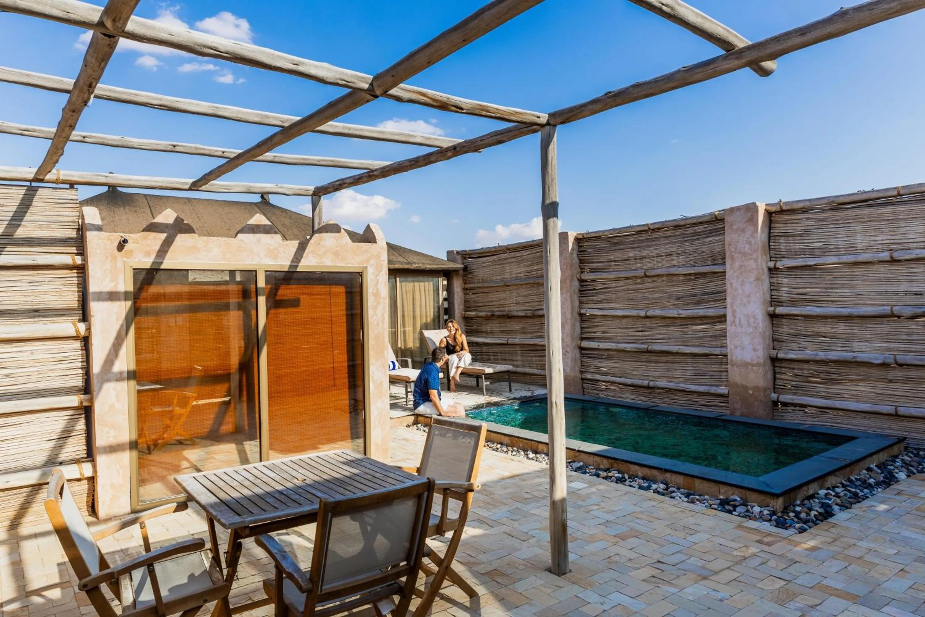 Shower in Thousand Nights Camp