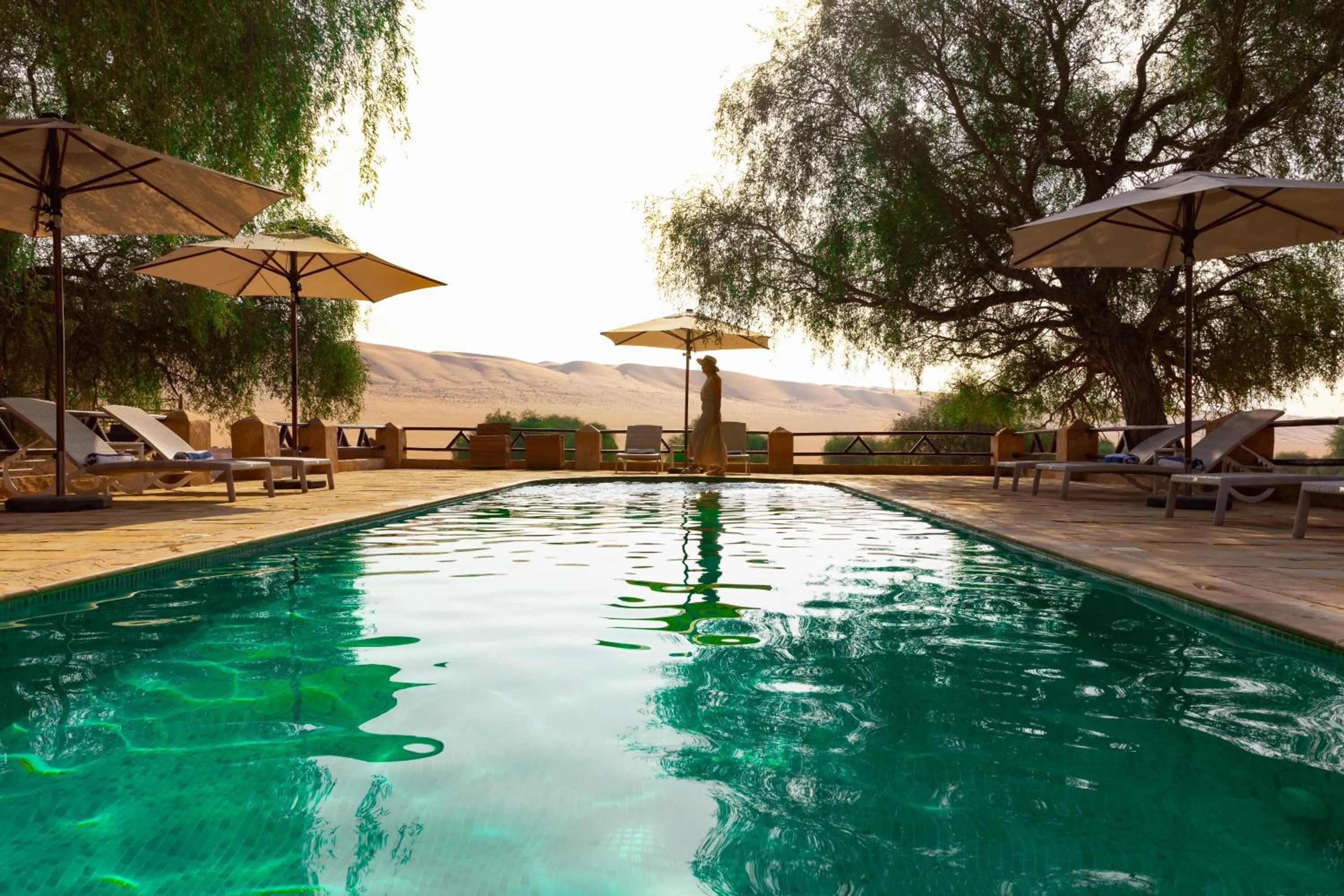 Swimming pool in Thousand Nights Camp